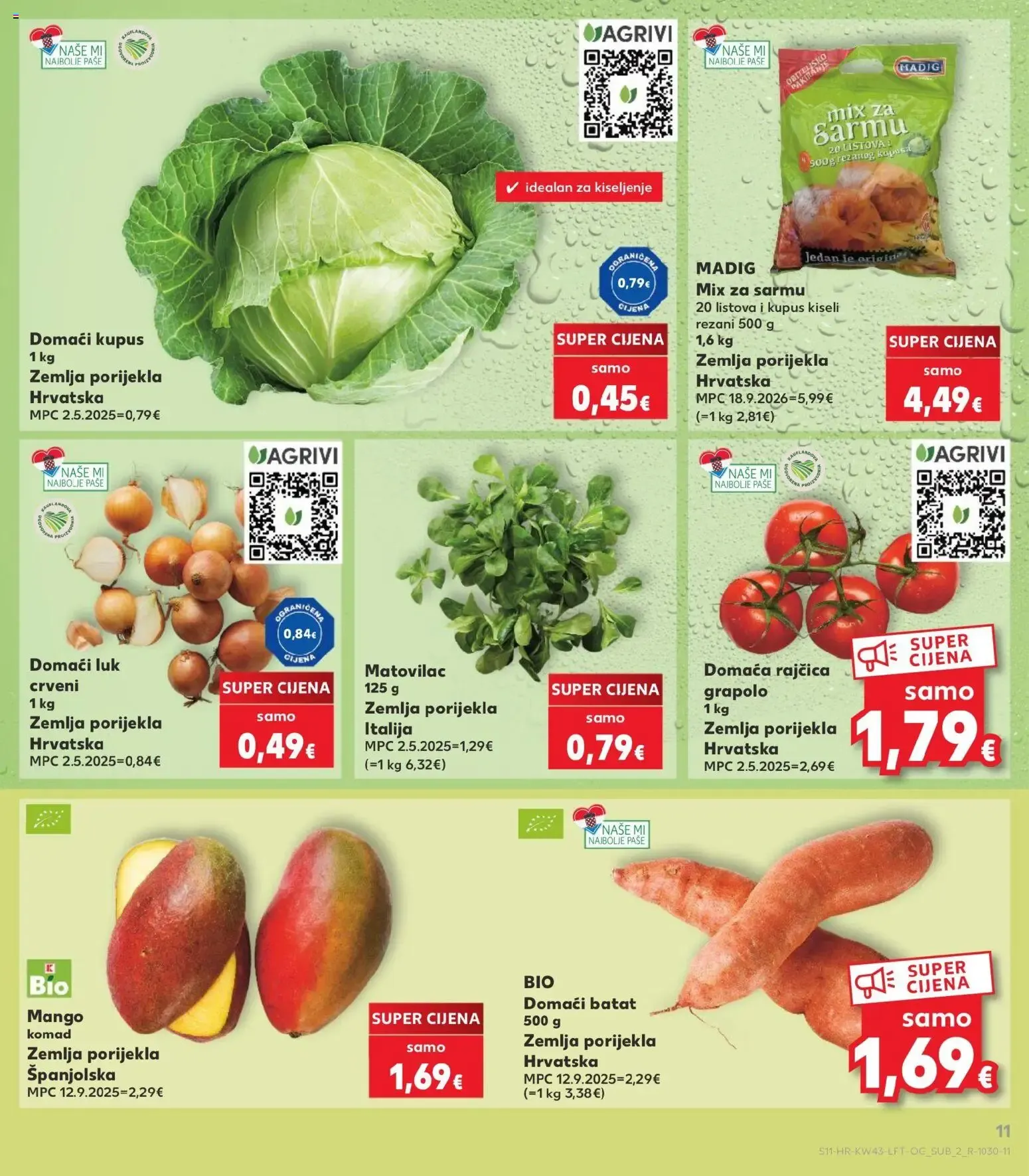 Katalog Kaufland Katalog novi od 21.10.2026 na listanje > letak digitalni od 21. listopada do 27. listopada 2026. - Pregled Stranica 11
