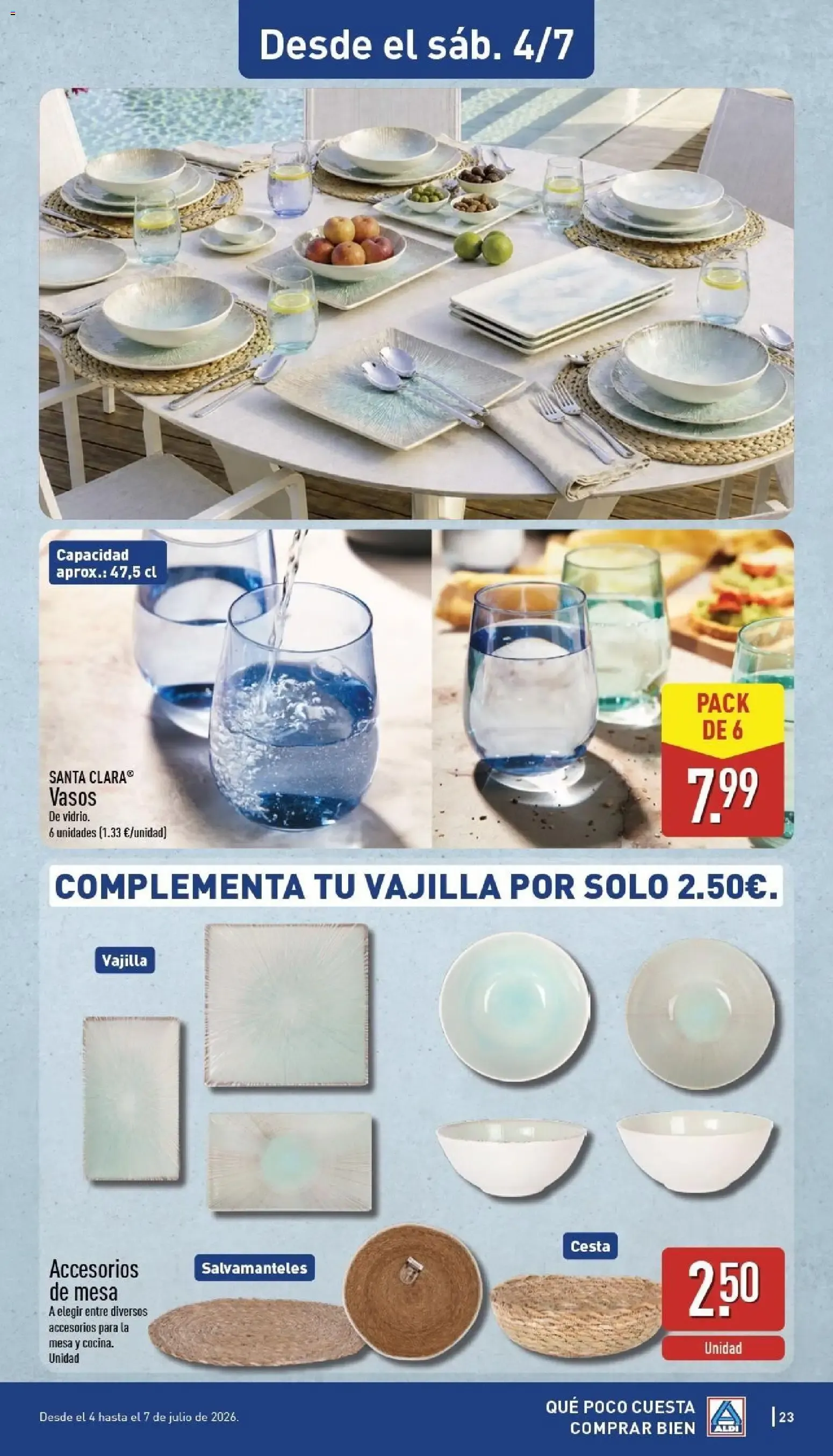 Catálogo de Aldi folleto Península del 29/06/2026 | Catálogo 29 de junio al 5 de julio 2026 - Página 23