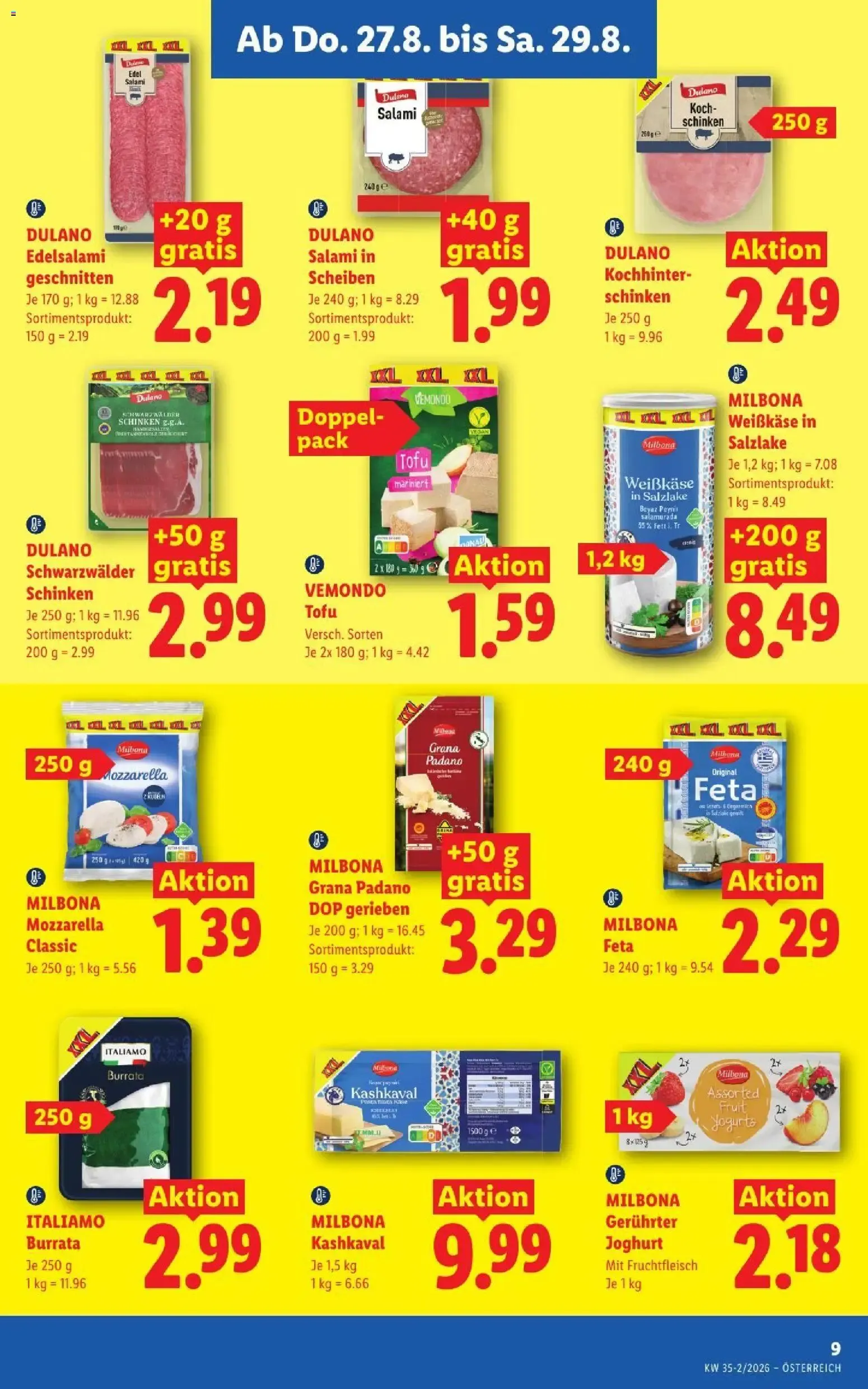 Lidl - Flugblatt ab 27.08.2026 - Angebote ab donnerstag von 27. August bis 29. August 2026 - Flugblätt seite  11