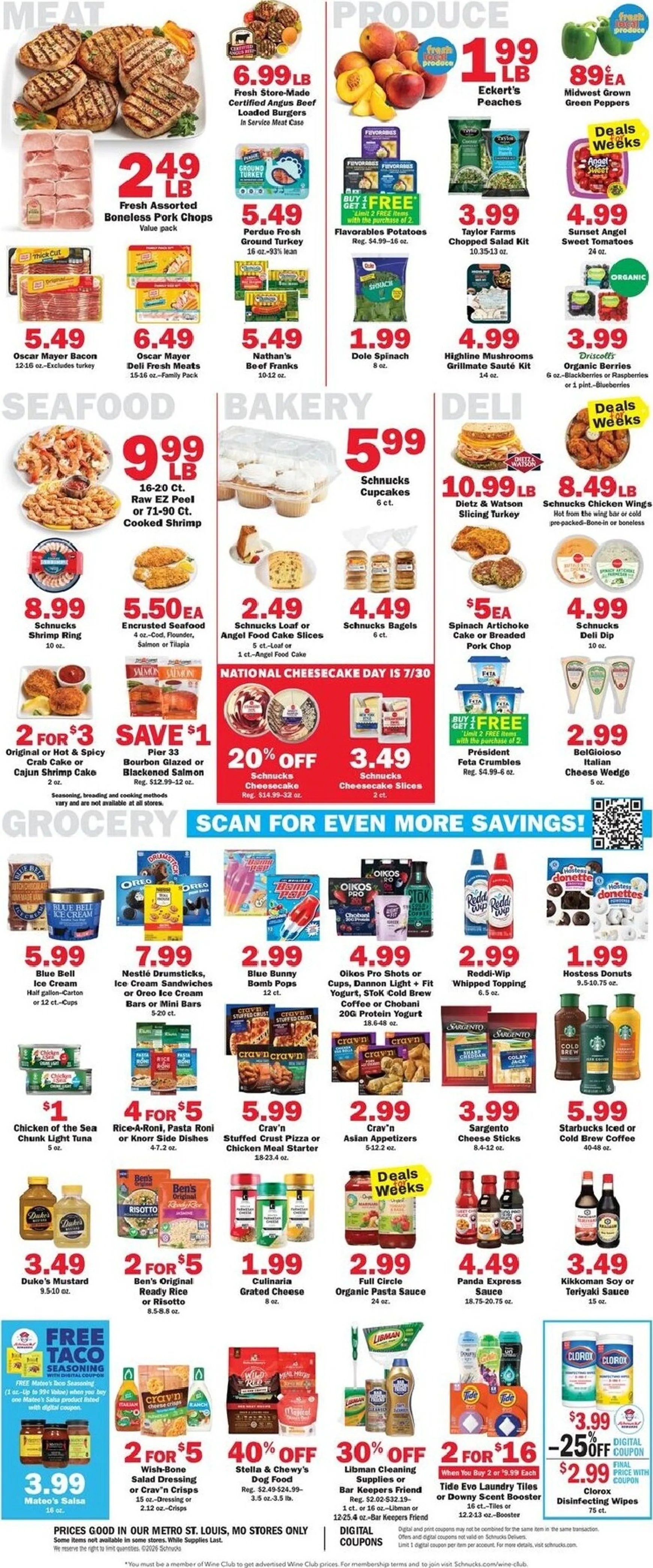 Weekly ad Current Schnucks leaflet valid from Wednesday 07/29/2026 to Tuesday 08/04/2026 from July 29 to August 4 2026 - Page 4