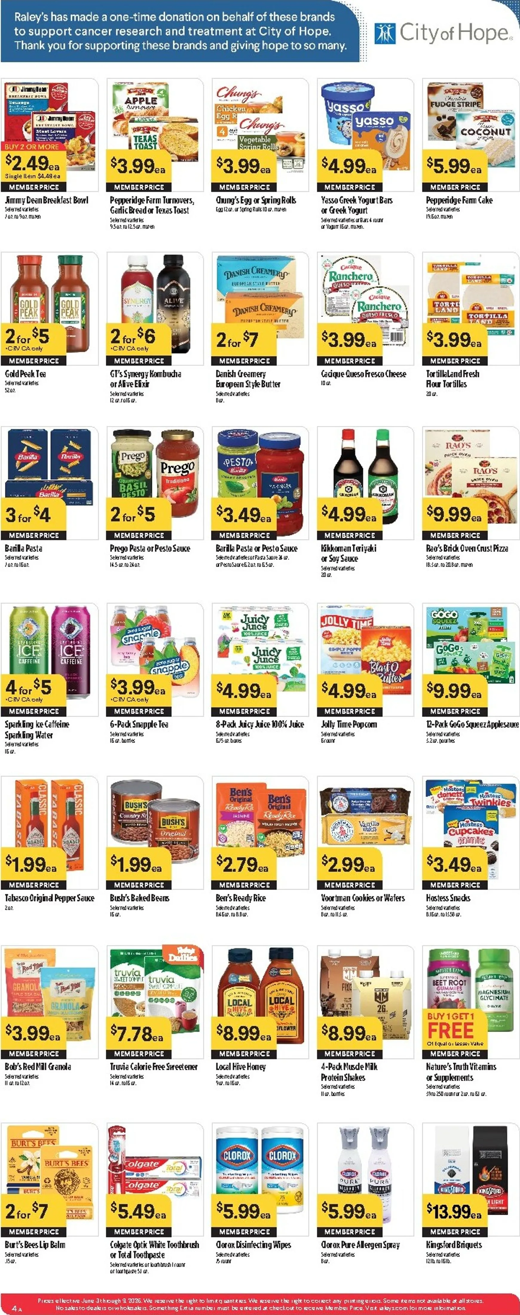 Weekly ad Current Raley's leaflet valid from Wednesday 06/03/2026 to Tuesday 06/09/2026 from June 3 to June 9 2026 - Page 5
