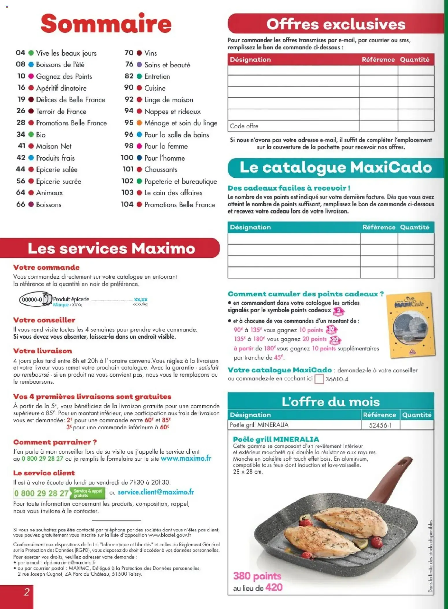 Maximo L'épicerie à domicile - Catalogue Juin 2026 du 22 mai au 18 juin 2026 - Catalogue page 2