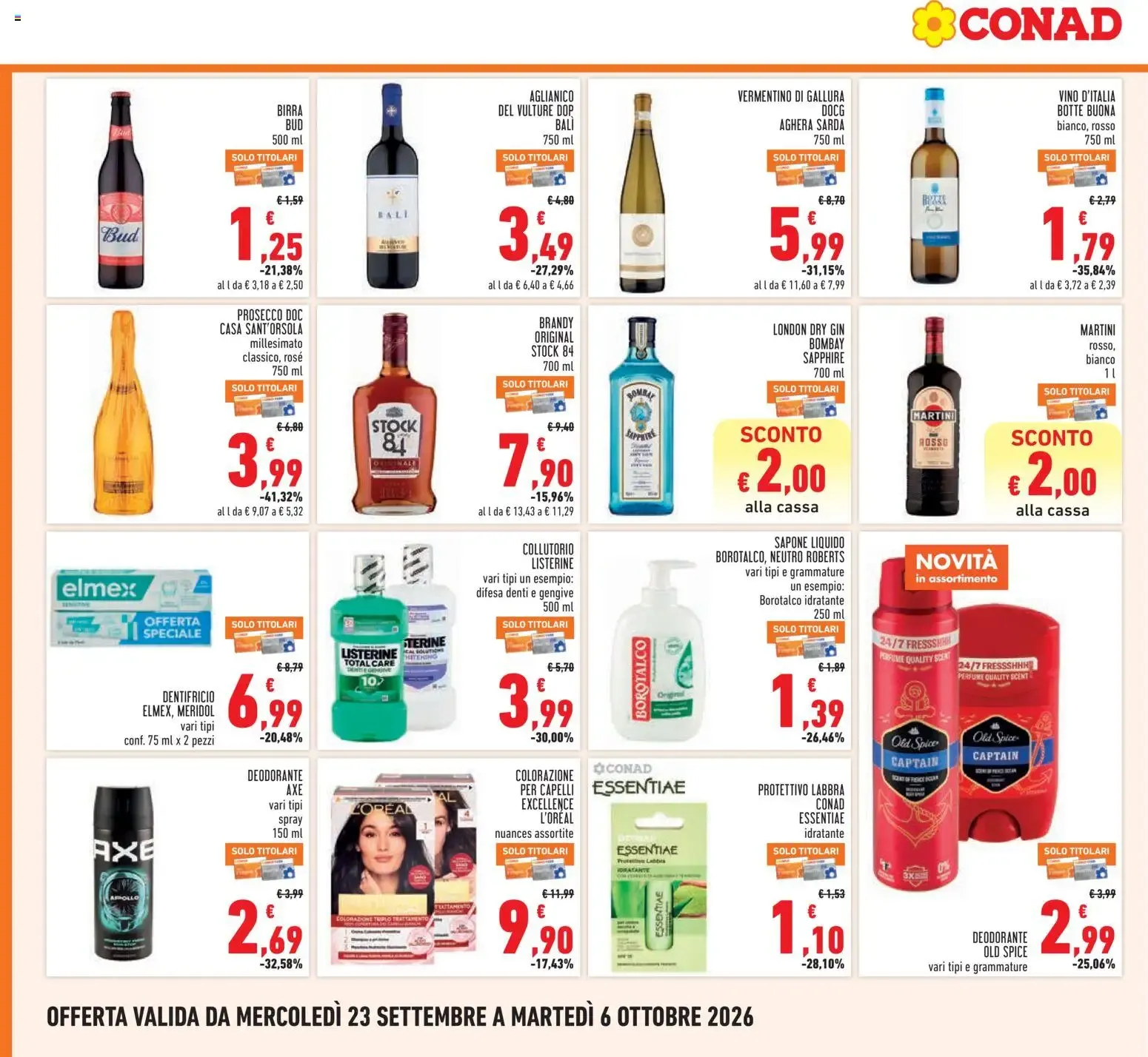 Anteprima volantino Conad dal 23/09/2026 prossima settimana da 23 settembre a 6 ottobre di 2026 - Pagina del volantino 18