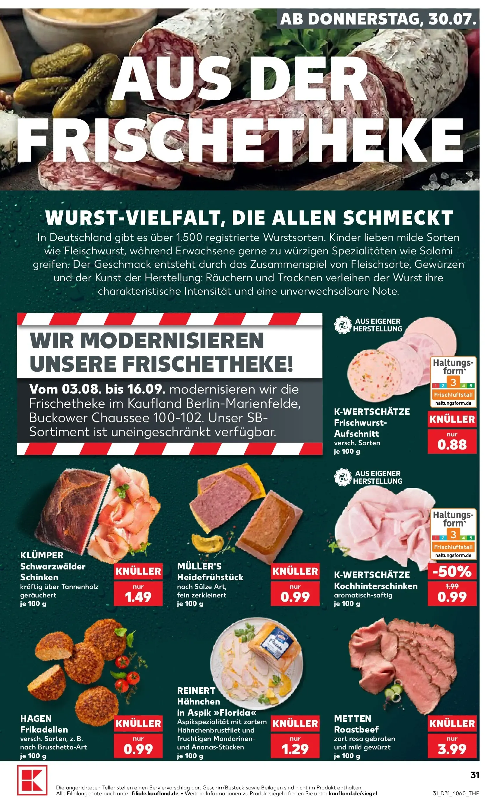 Prospekt Kaufland ab 30.07.2026 » Angebote Online zum Blättern von 30. Juli bis 5. August 2026 - Prospekt seite 31