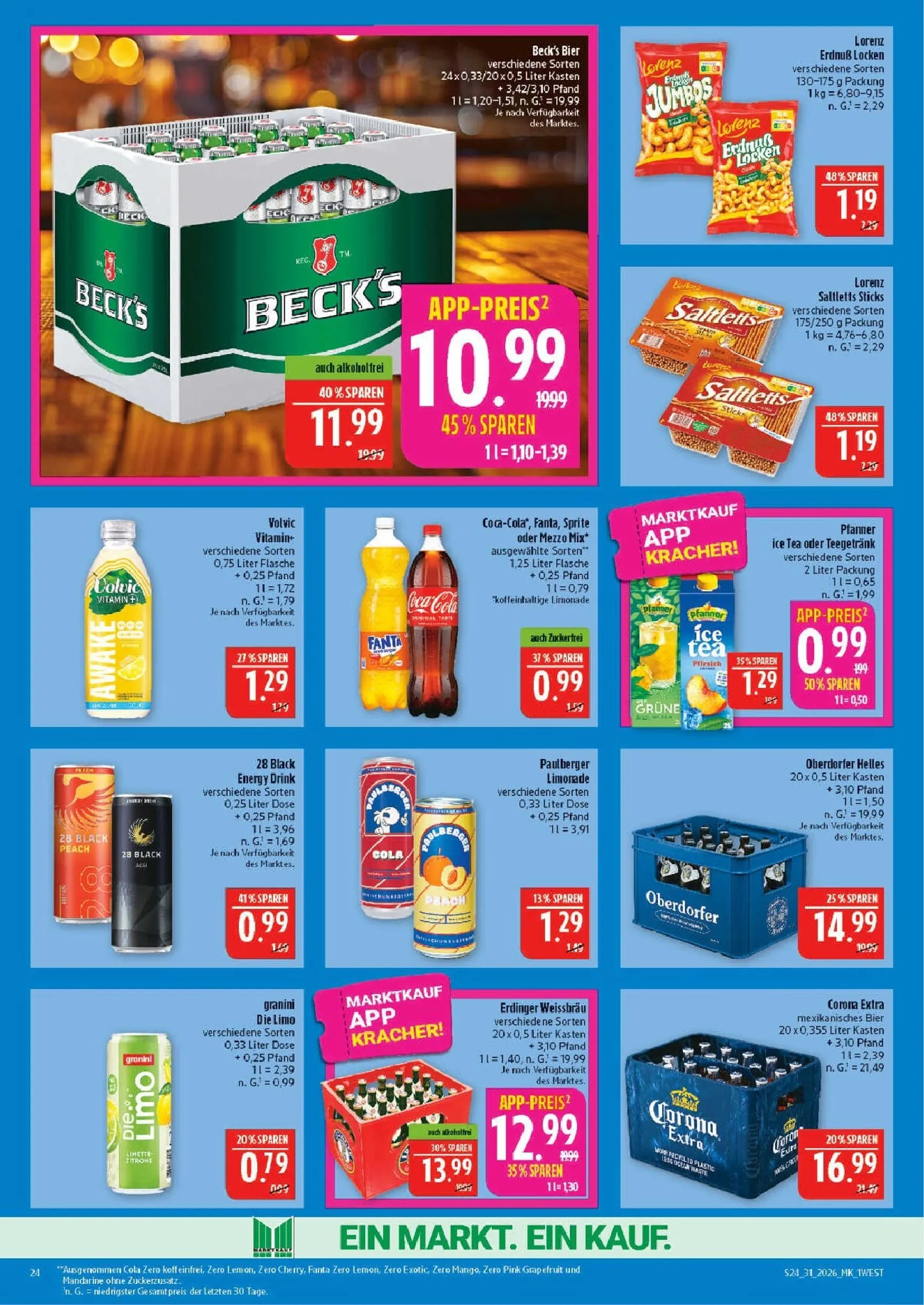 Marktkauf Prospekt nächste Woche – von Montag 27.07.2026 bis Samstag 01.08.2026 von 27. Juli bis 1. August 2026 - Prospekt seite 24