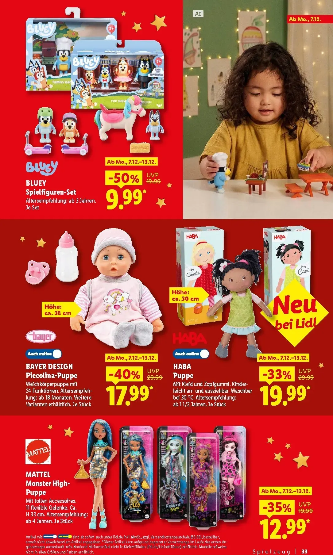 Lidl - Entdecke zahlreiche Geschenkideen Prospekt – von Montag 19.10.2026 bis Donnerstag 24.12.2026 von 26. Oktober bis 24. Dezember 2026 - Prospekt seite 33
