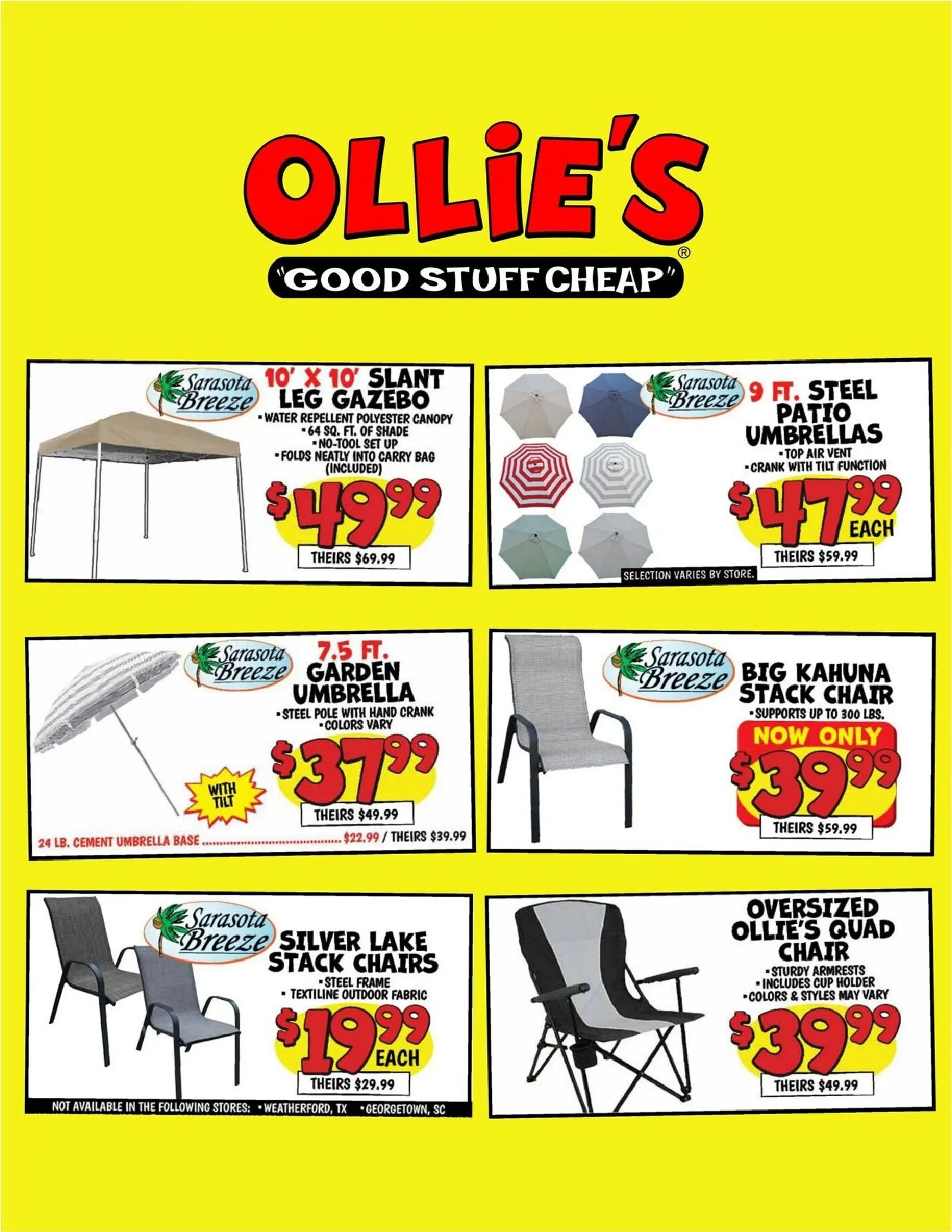 Weekly ad OLLIE'S GOOD STUFF CHEAP from July 6 to July 9 2026 - Page 1