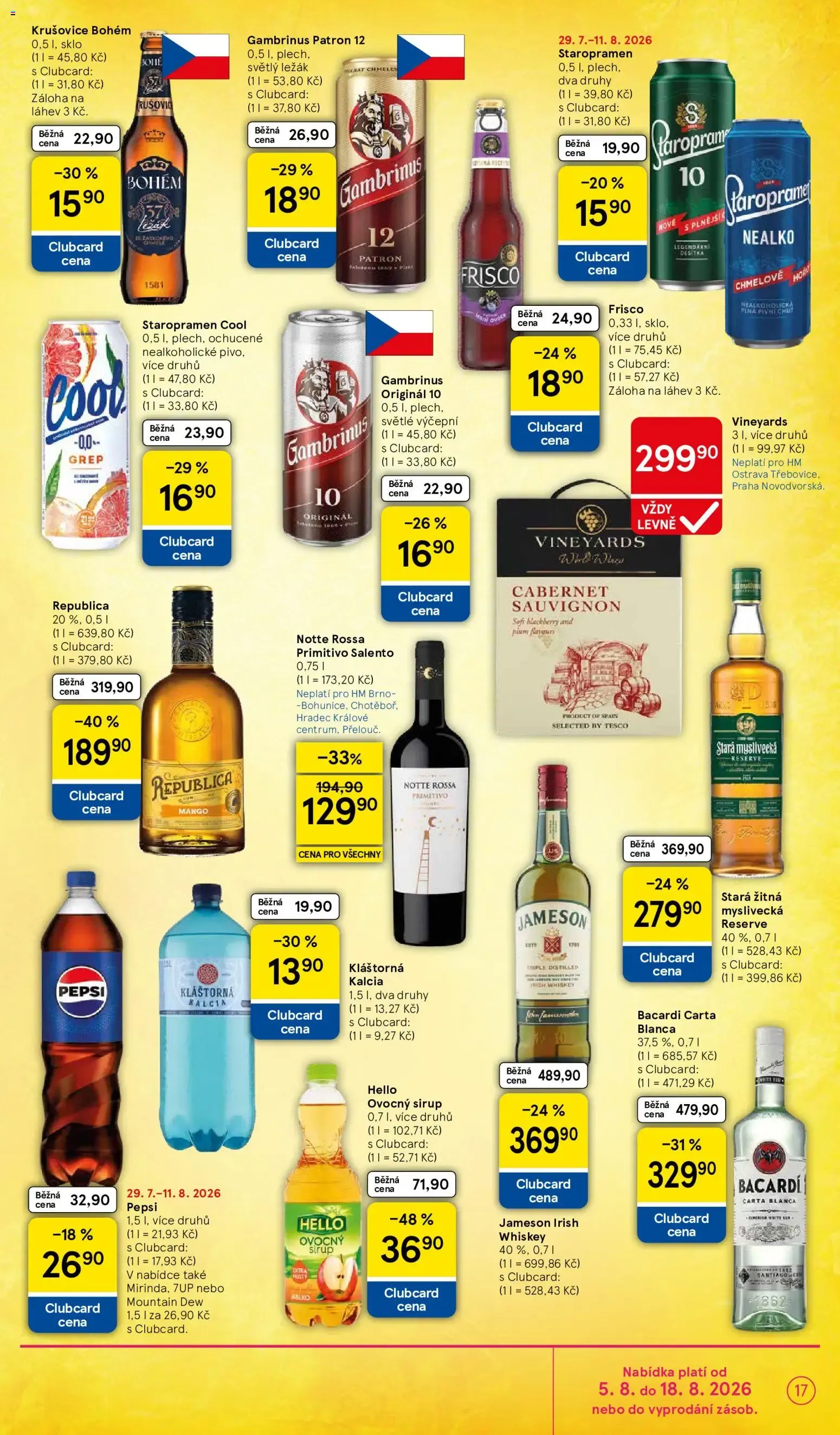 Tesco leták na tento + příští týden 05.08.2026 - 5. srpna 11. srpna 2026 - Page 17