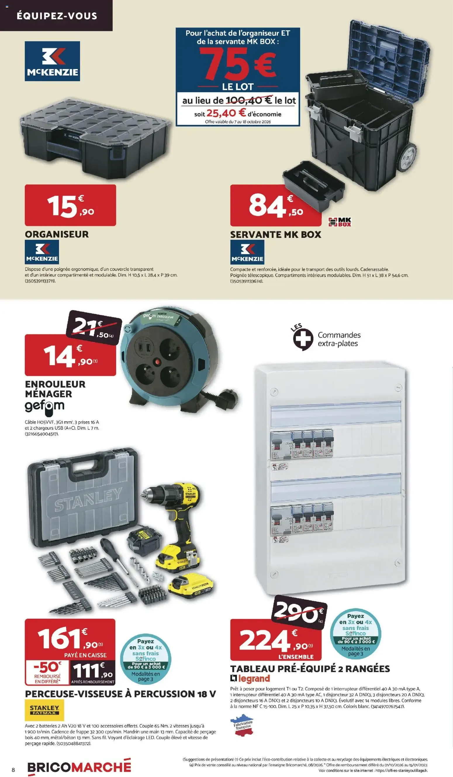 Bricomarché catalogue à partir du 07/10/2026 - promo en ligne du 7 octobre au 18 octobre 2026 - Catalogue page 8