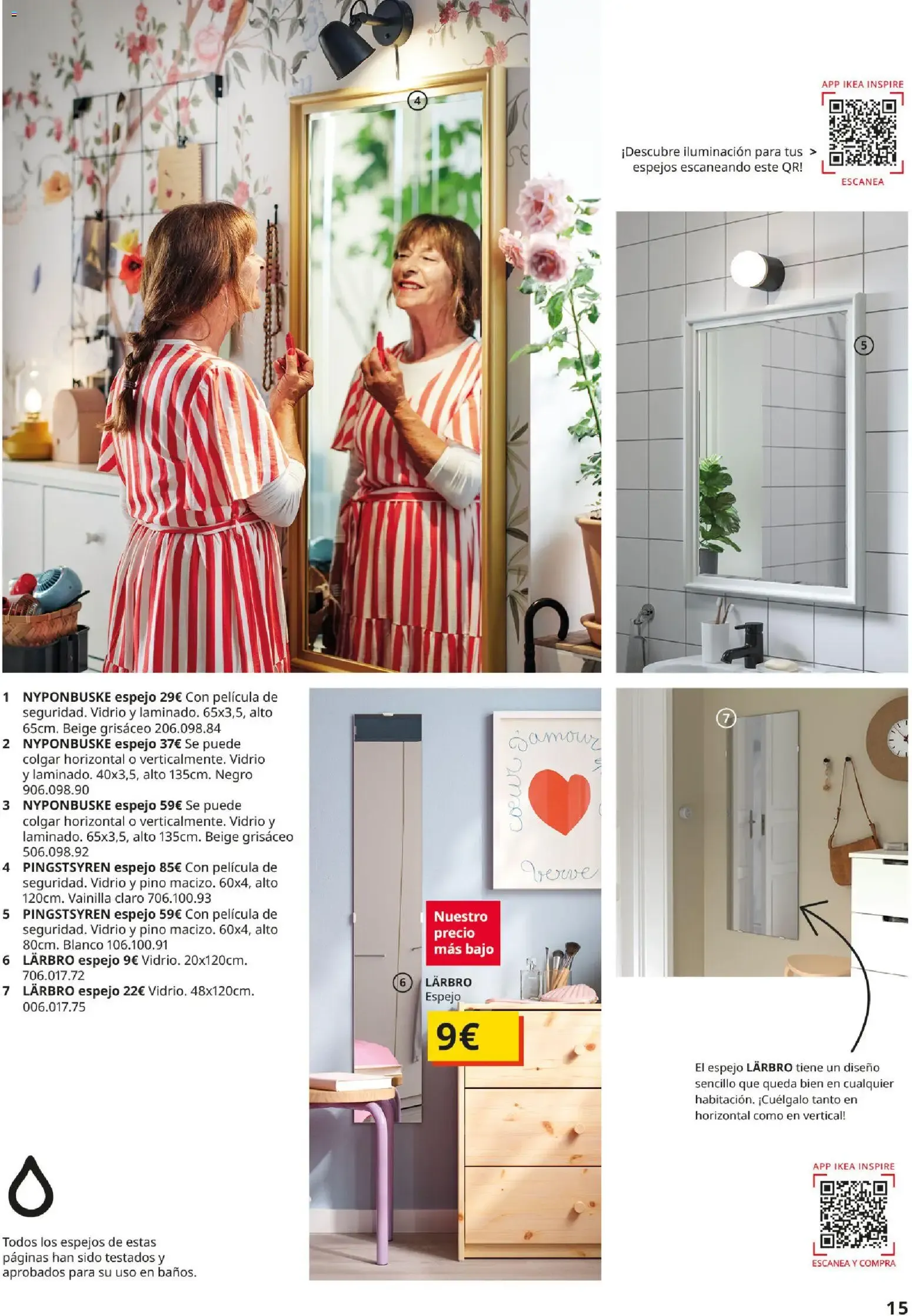 Catálogo de IKEA Espejos 1 de enero al 31 de enero 2027 - Página 15