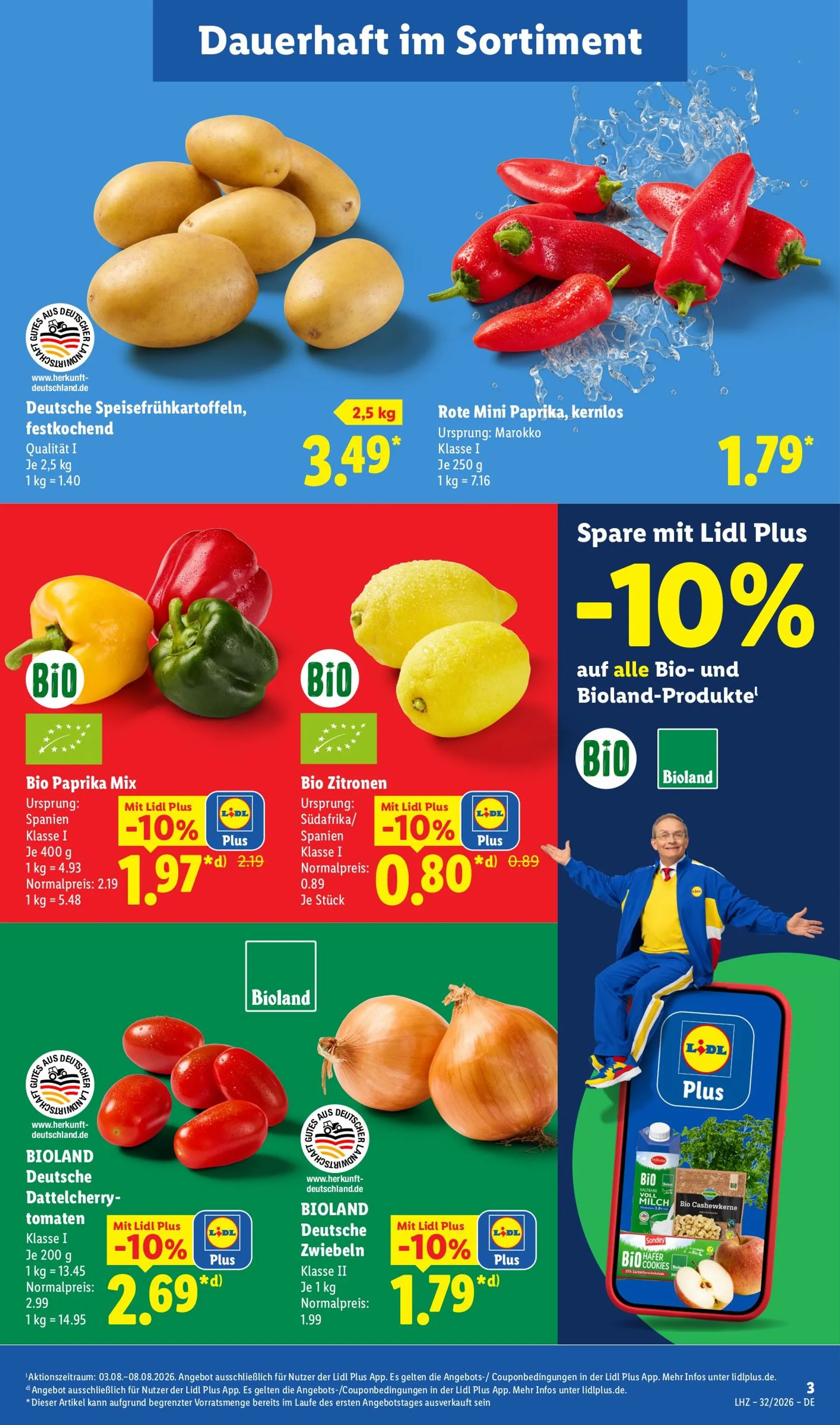 Lidl Prospekt nächste Woche – von Montag 03.08.2026 bis Samstag 08.08.2026 von 3. August bis 8. August 2026 - Prospekt seite 3