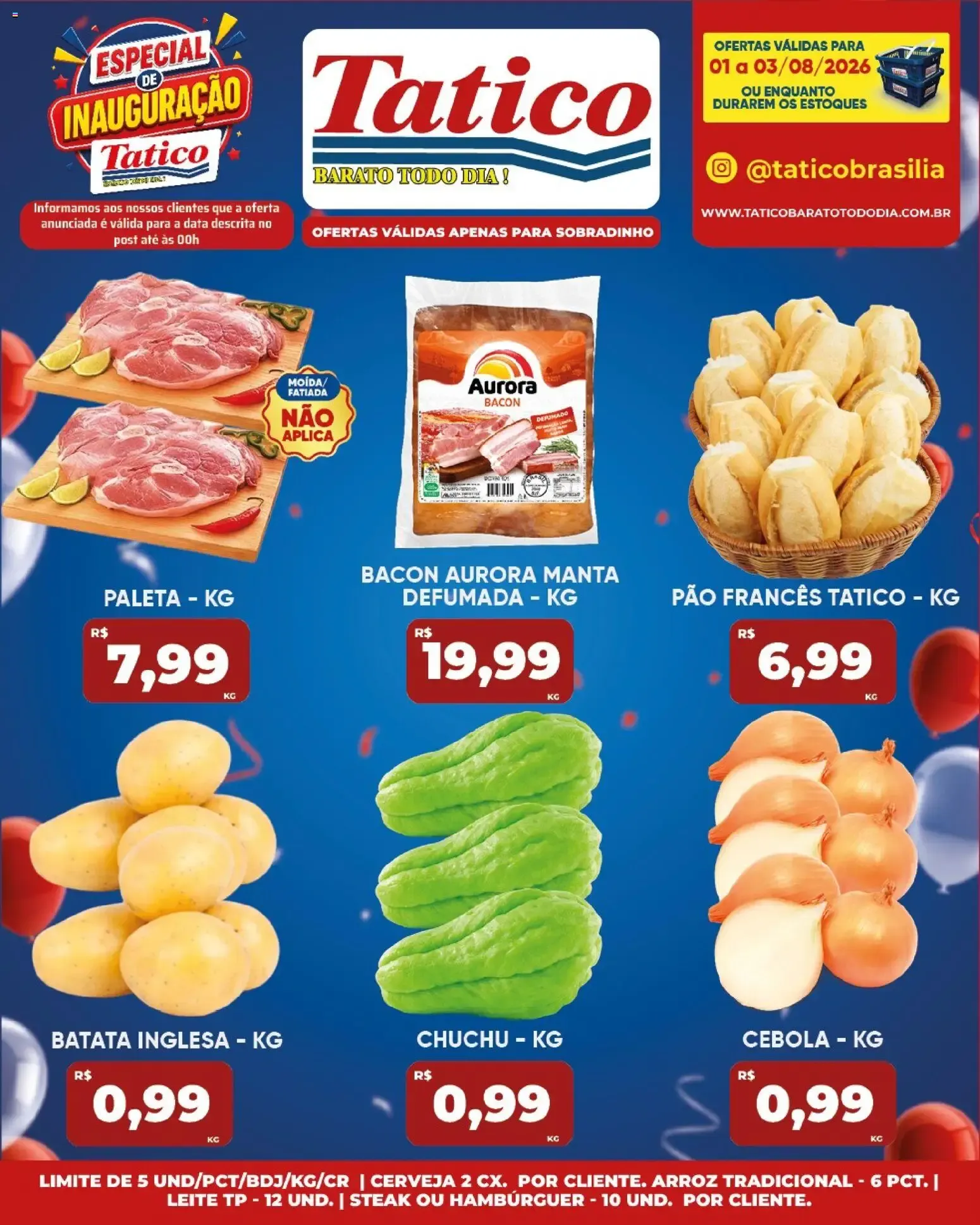Encarte de Tatico ofertas Fim de Semana de 01/08/2026 | Promoções Online 1 de agosto até 2 de agosto 2026 - Pagina 26
