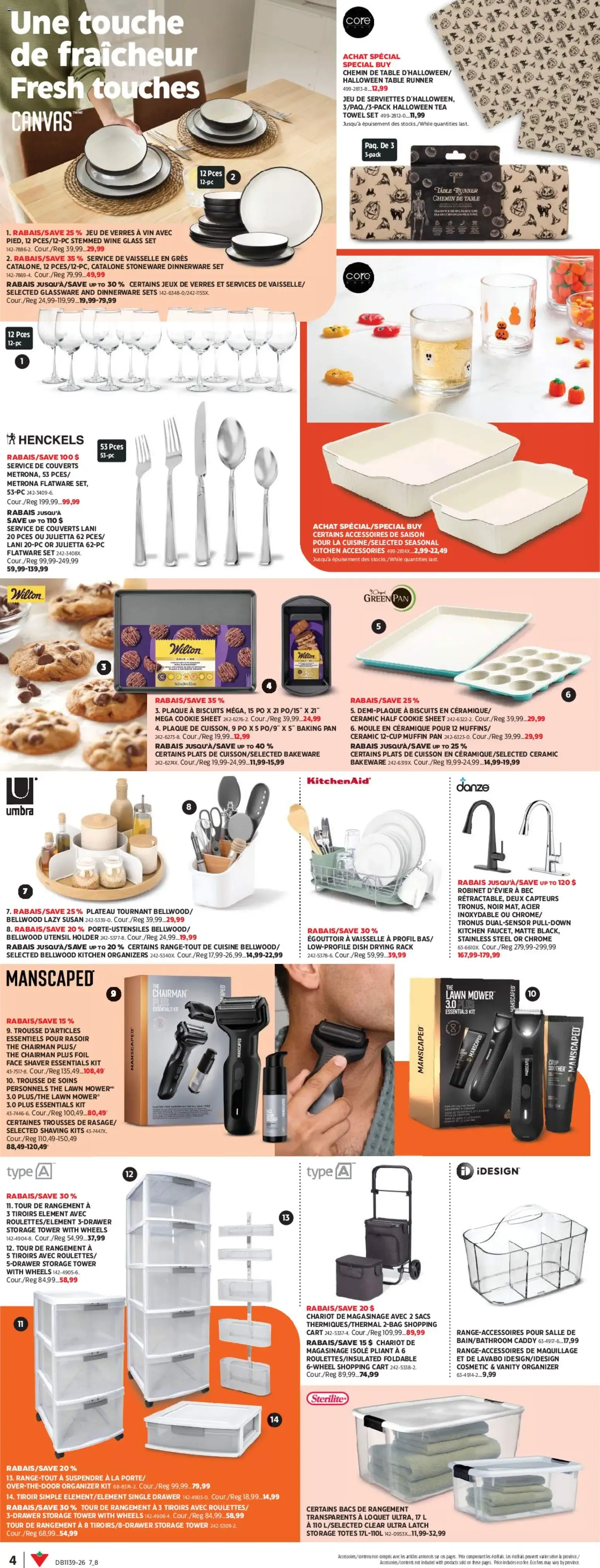 Canadian Tire circulaire - Inspirations Automne from Sep 24, 2026 > weekly specials & deals from September 24 to October 14 2026 - flyer page 4