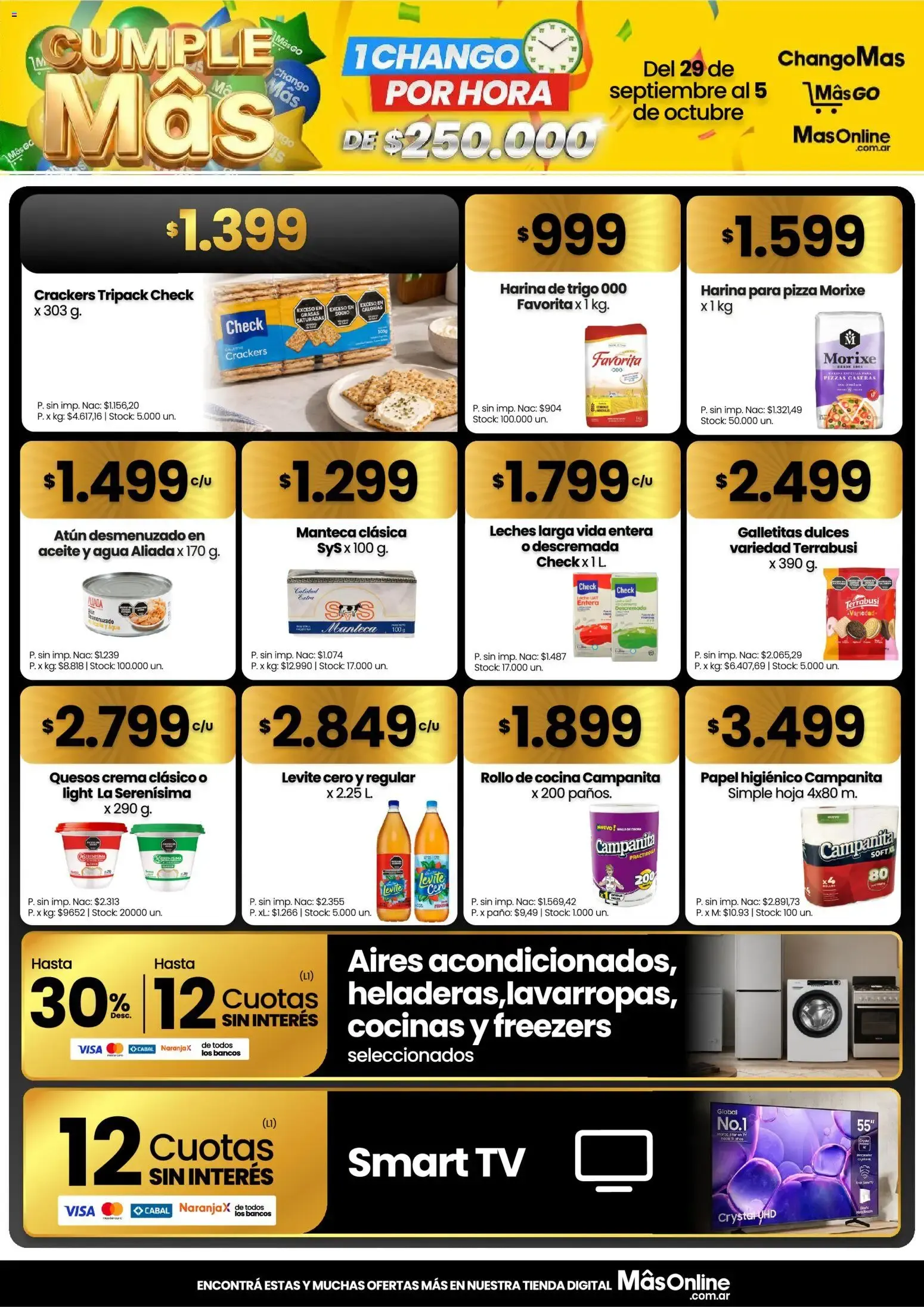 Ofertas de Changomas - Ofertas || del 29/09/2026 - 05/10/2026 || Catálogo 29 de septiembre al 5 de octubre 2026 - Página 1 del catálogo