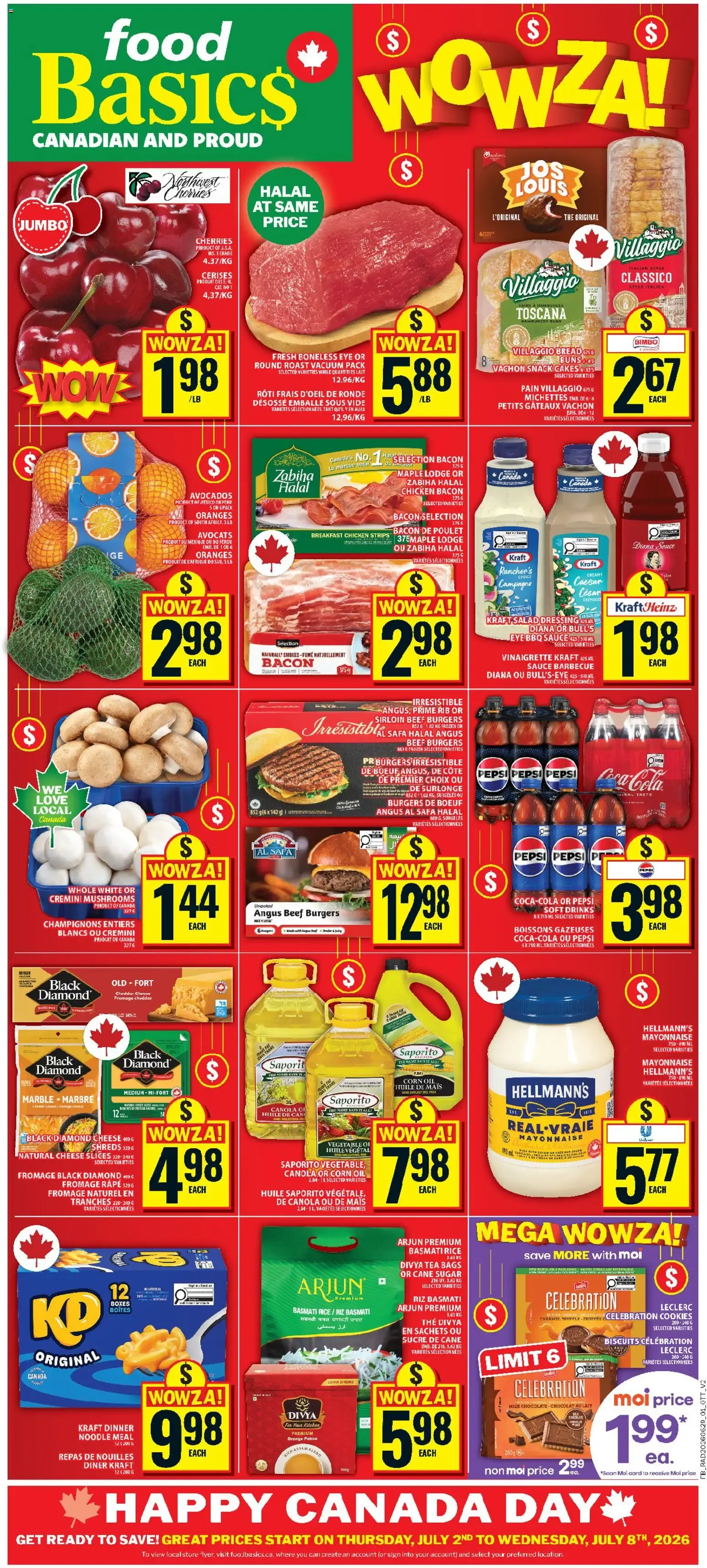 Food Basics weekly flyer - Kanata from Jul 2, 2026 > weekly specials & deals from July 2 to July 8 2026 - flyer page 1