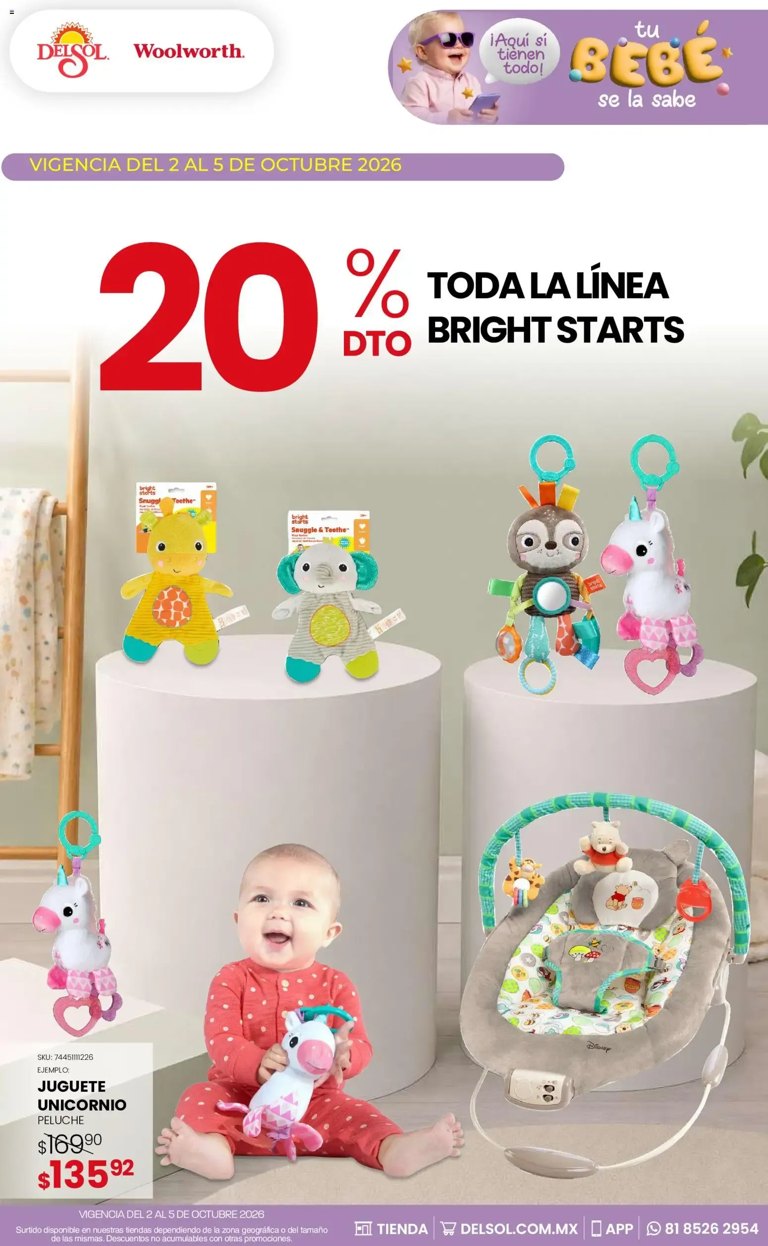 Catálogo de Del Sol y Woolworth catálogo Tu bebé se la sabe (02/10/2026 - 05/10/2026) - catálogo en línea 2 de octubre al 5 de octubre 2026 - Pagina 9