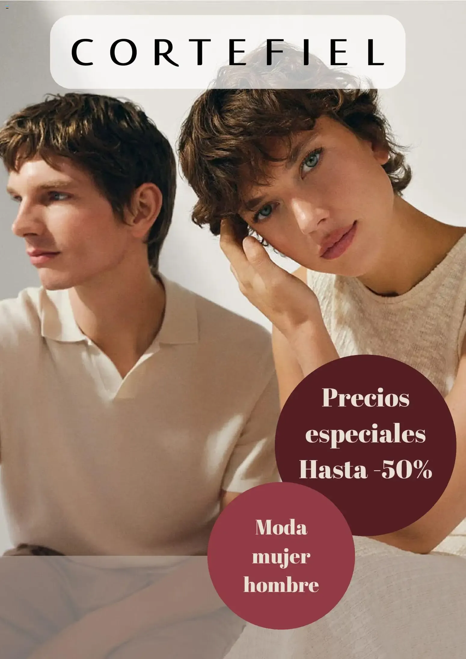 Catálogo de Cortefiel: Moda mujer hombre - Precios especiales hasta -50% 7 de agosto al 7 de septiembre 2026 - Página 1