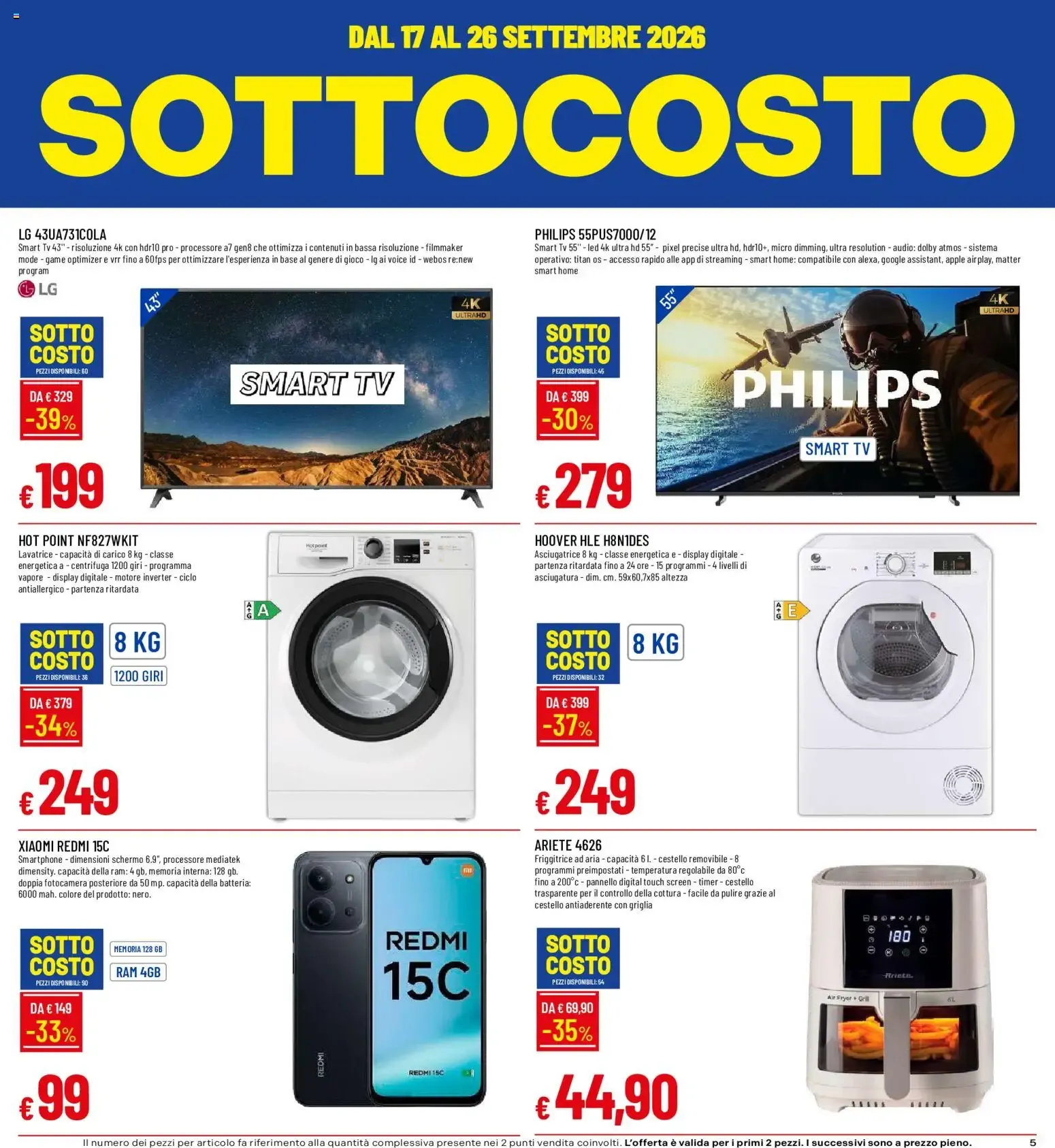 Galassia - Sotto Costo da 17 settembre a 26 settembre di 2026 - Pagina del volantino 5