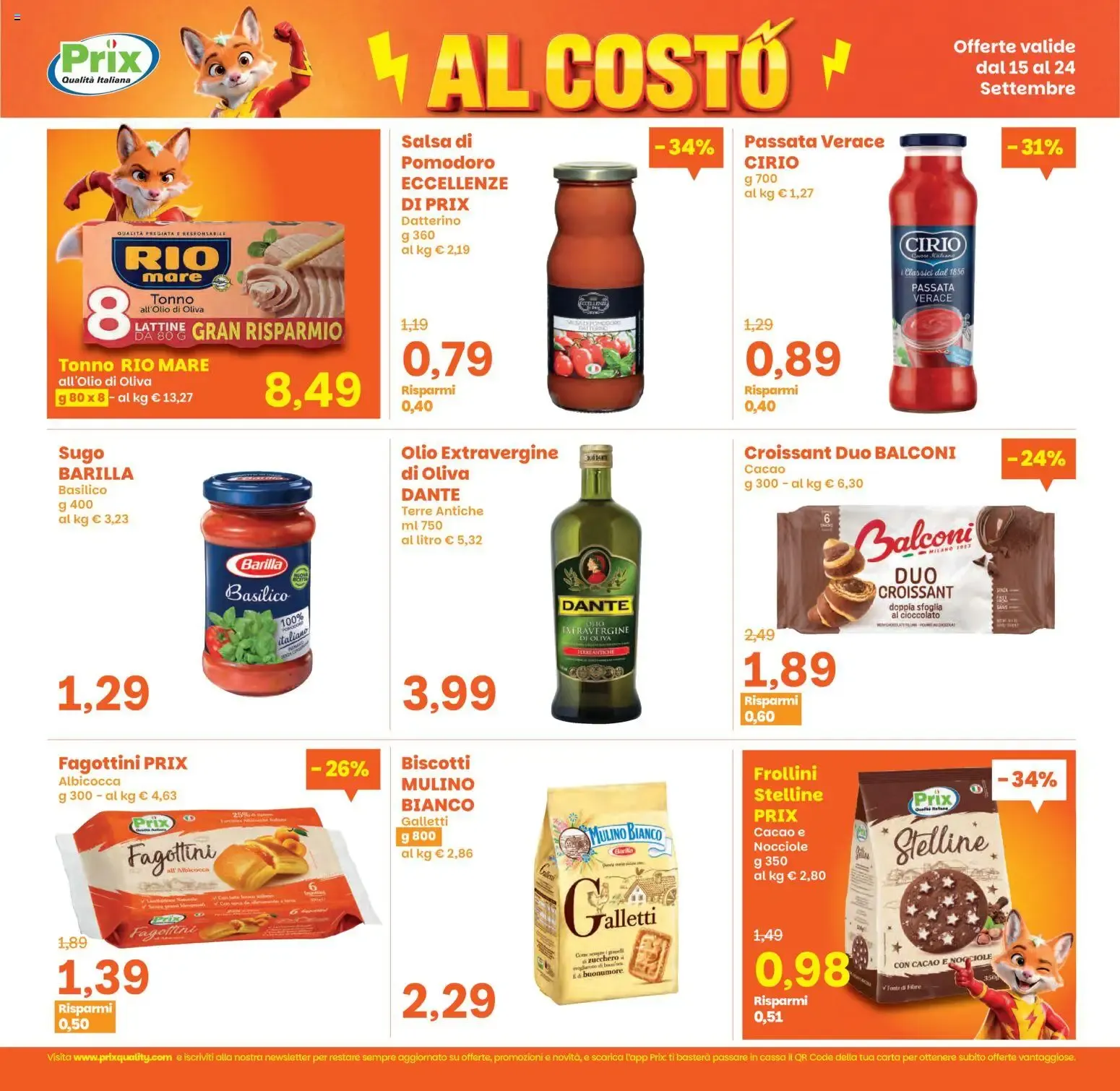 Nuovo Prix volantino dal 15/09/2026 > offerte anteprima 🛍️ da 15 settembre a 24 settembre di 2026 - Pagina del volantino 4