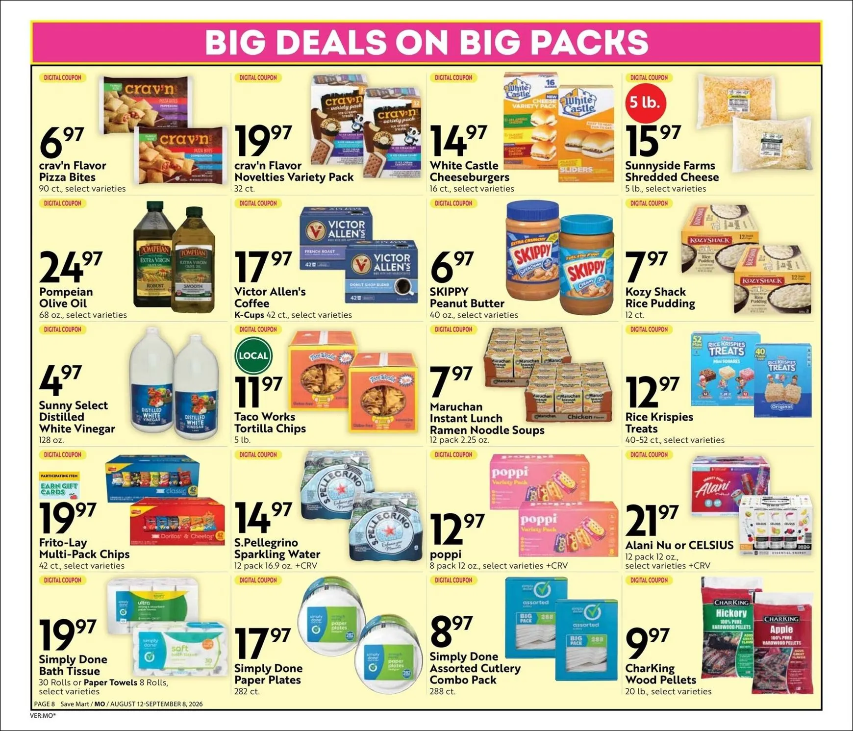 Weekly ad Current Save Mart - Steals & Deals leaflet valid from Wednesday 08/12/2026 to Tuesday 09/08/2026 from August 12 to September 8 2026 - Page 8