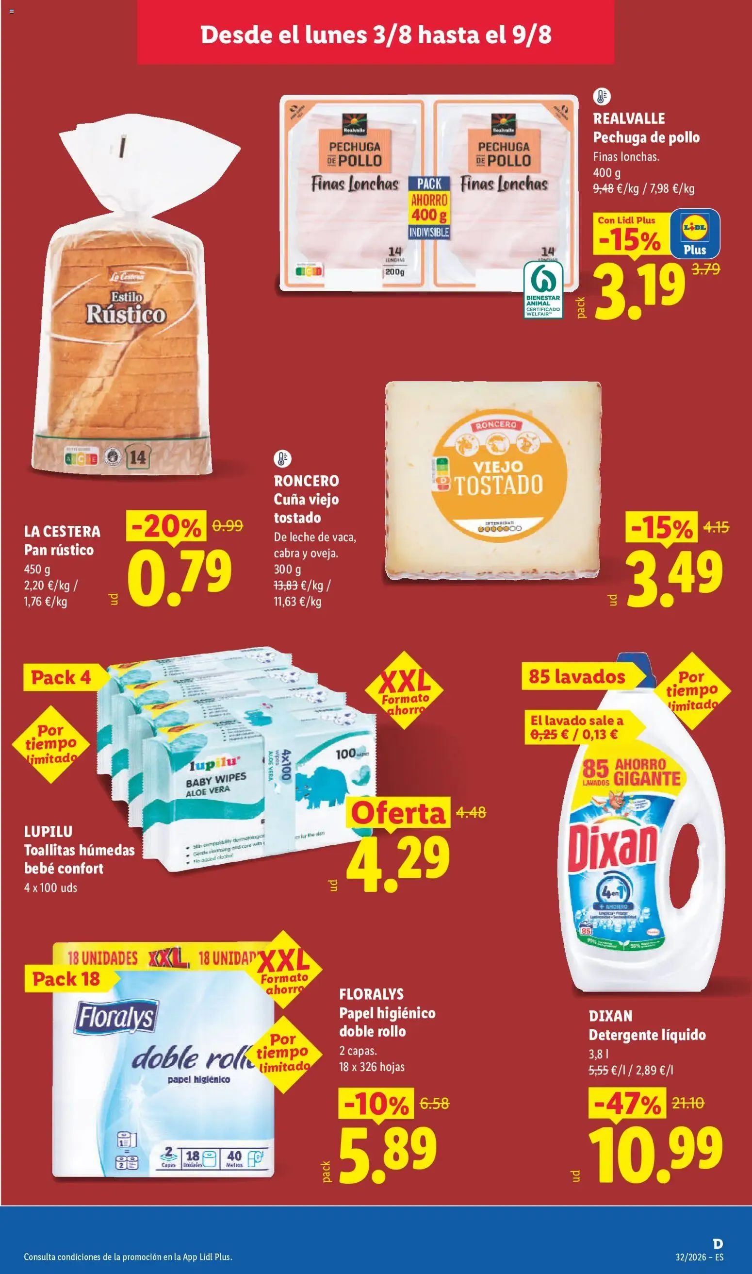 Catálogo de Lidl folleto del 03/08/2026 | Ofertas 3 de agosto al 9 de agosto 2026 - Página 29