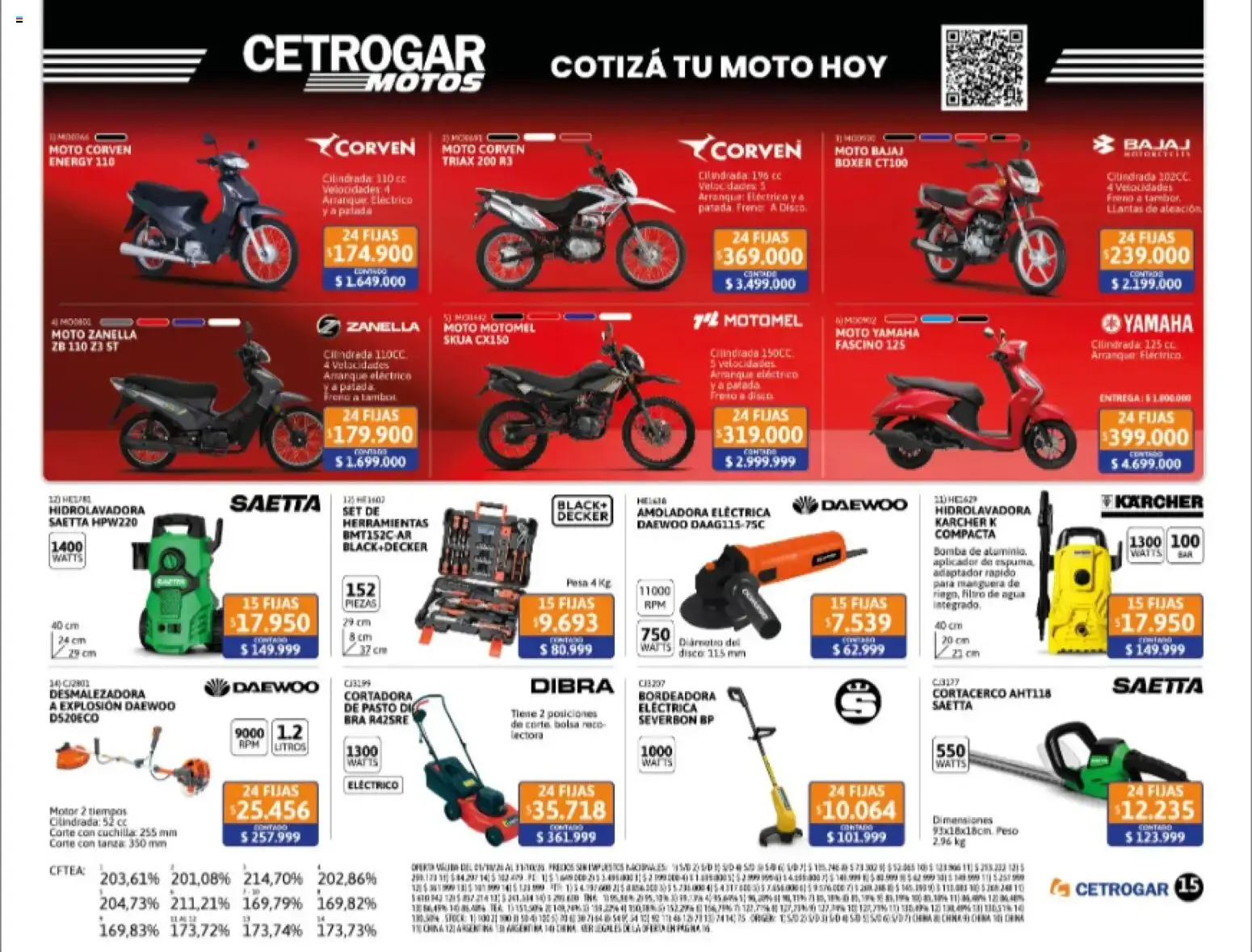 Ofertas de Cetrogar catálogo del 01/10/2026 - 31/10/2026 1 de octubre al 31 de octubre 2026 - Página 15 del catálogo