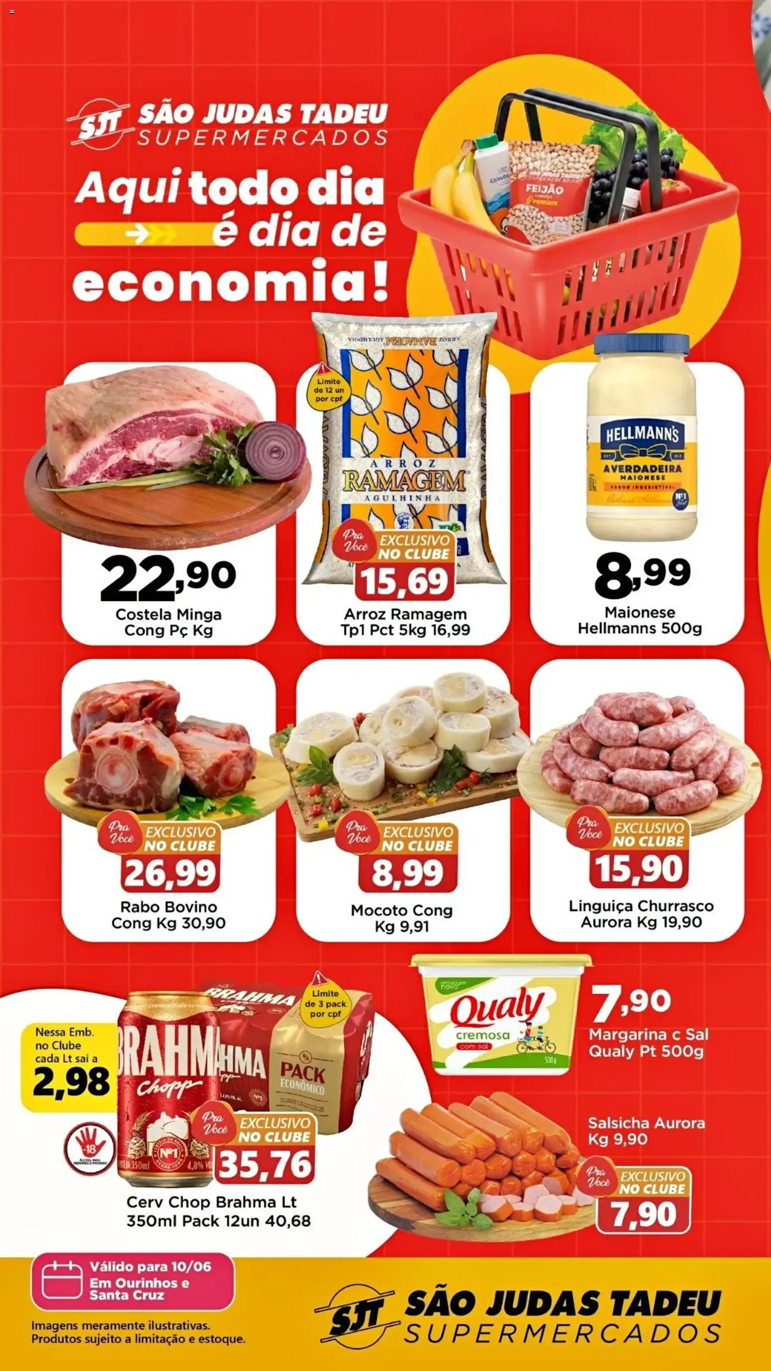 Encarte de São Judas Tadeu Supermercados: Aqui todo dia é dia de economia! 10 de junho até 10 de junho 2026 - Pagina 1