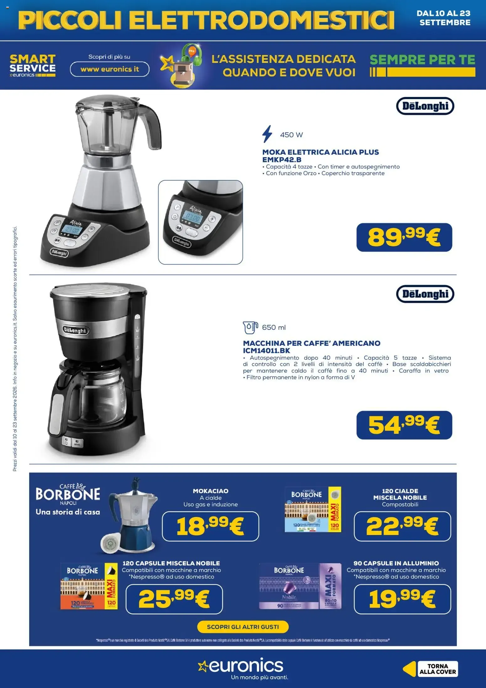Nuovo Euronics volantino Piccoli Elettrodomestici dal 10/09/2026 > offerte anteprima 🛍️ da 10 settembre a 23 settembre di 2026 - Pagina del volantino 14