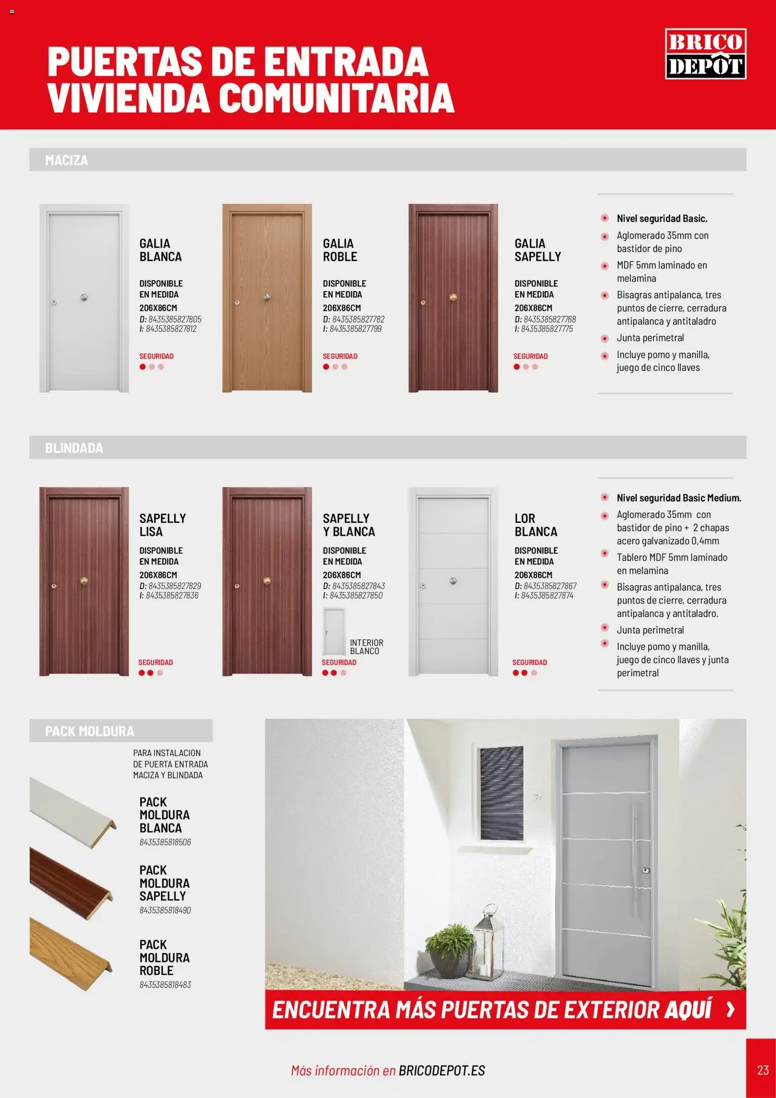 Catálogo de Brico Depôt Catálogo Puertas y Ventanas 2026 7 de octubre al 31 de diciembre 2026 - Página 23