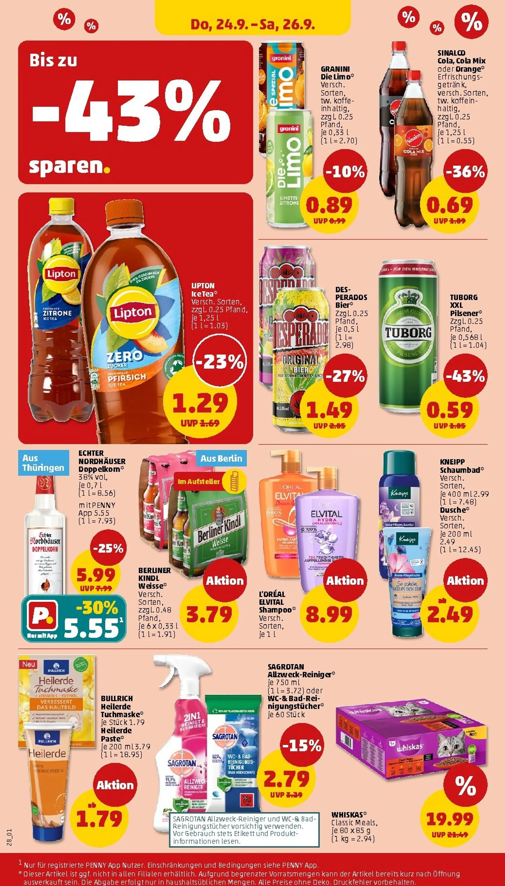 PENNY Prospekt nächste Woche – von Montag 21.09.2026 bis Samstag 26.09.2026 von 21. September bis 26. September 2026 - Prospekt seite 36