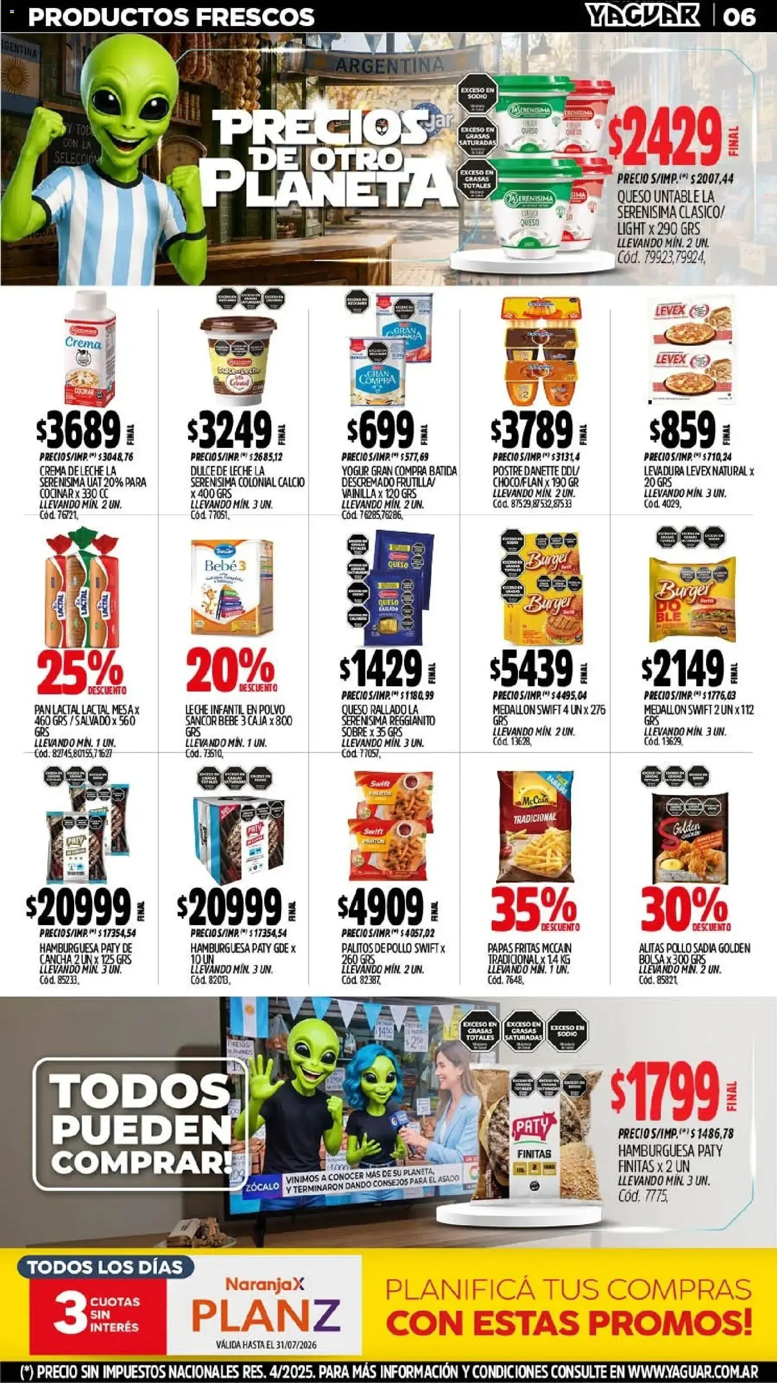 Ofertas de Yaguar - Oferta Semanal Neuquen del 06/07/2026 - 12/07/2026 6 de julio al 12 de julio 2026 - Página 8 del catálogo