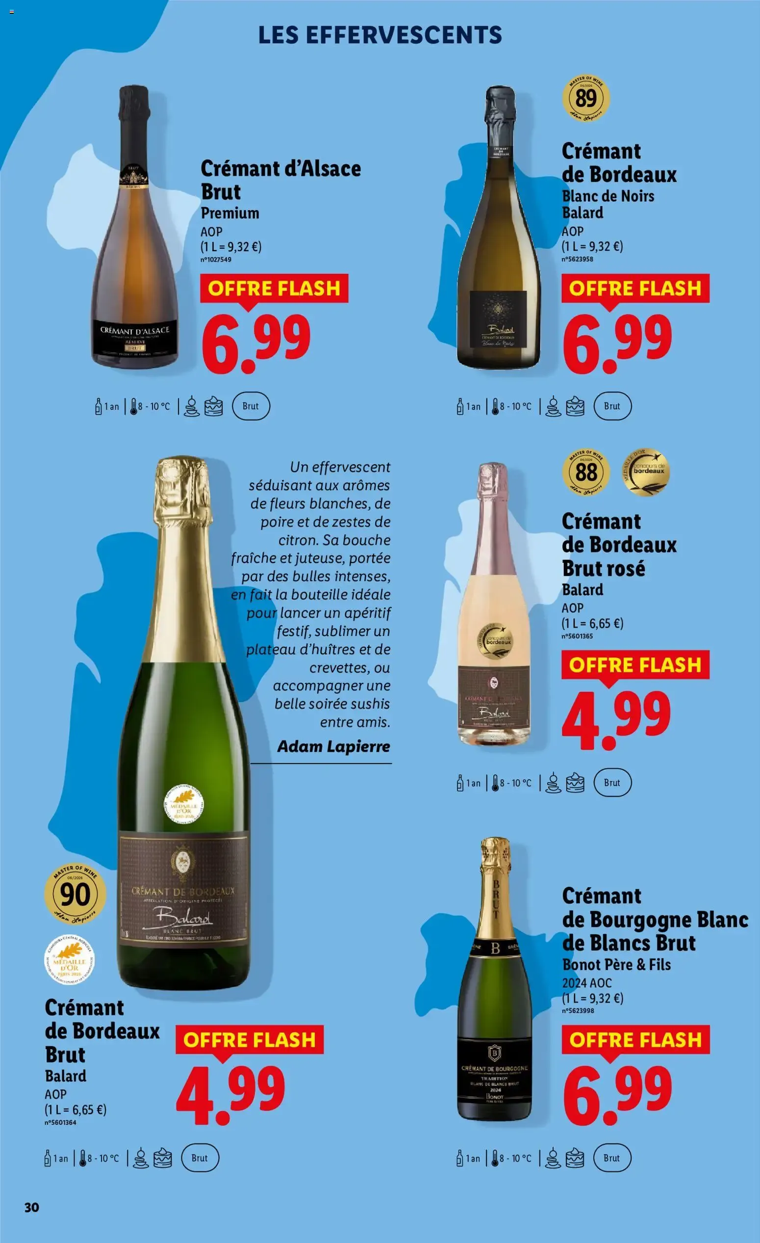 LES EFFERVESCENTS du 3 septembre au 10 septembre 2026 - Catalogue page 30