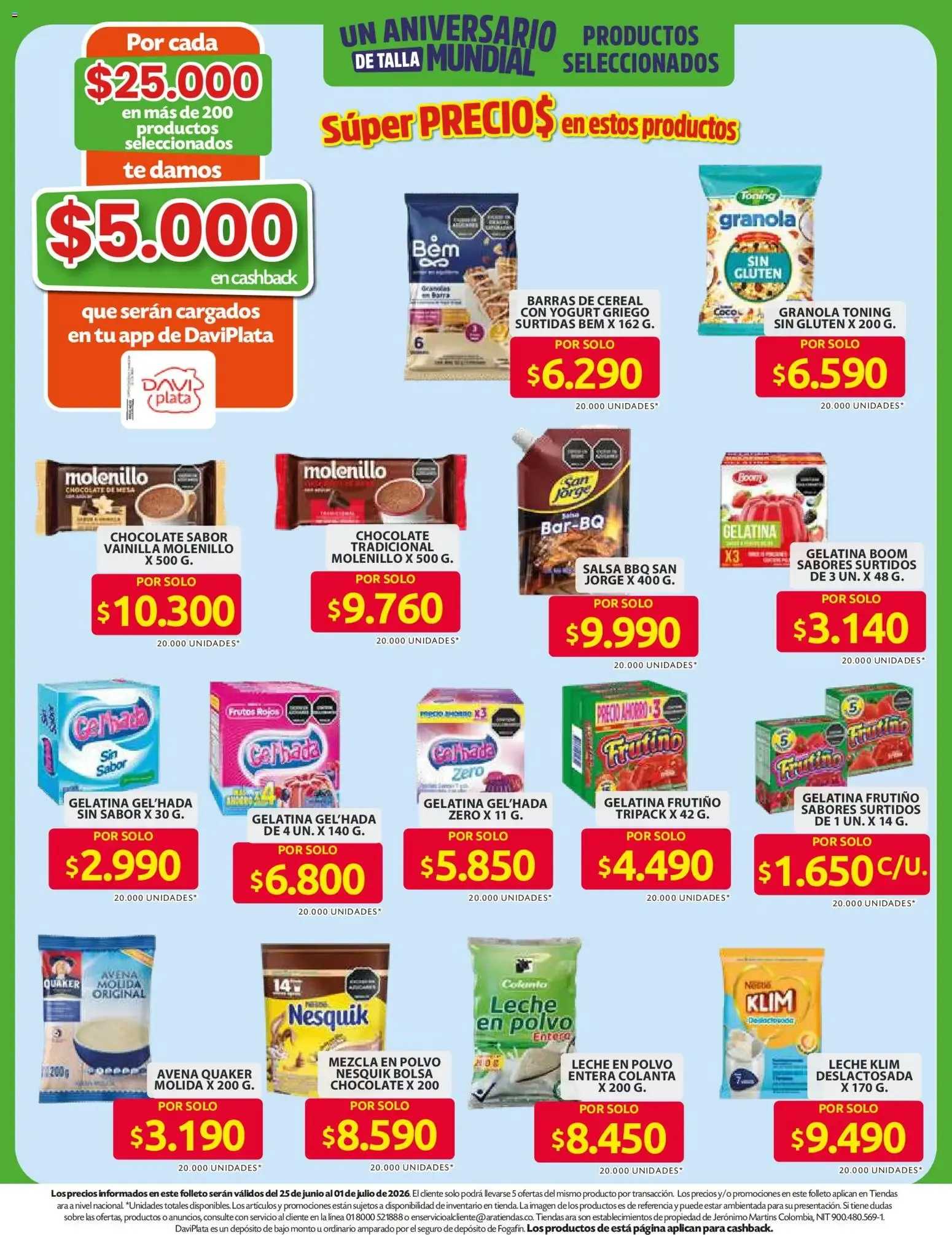 Catalogo de Ara catálogo un aniversario de talla mundial desde el 11/06/2026 > Revistas Junio 11 de junio al 8 de julio 2026 - Pag 8