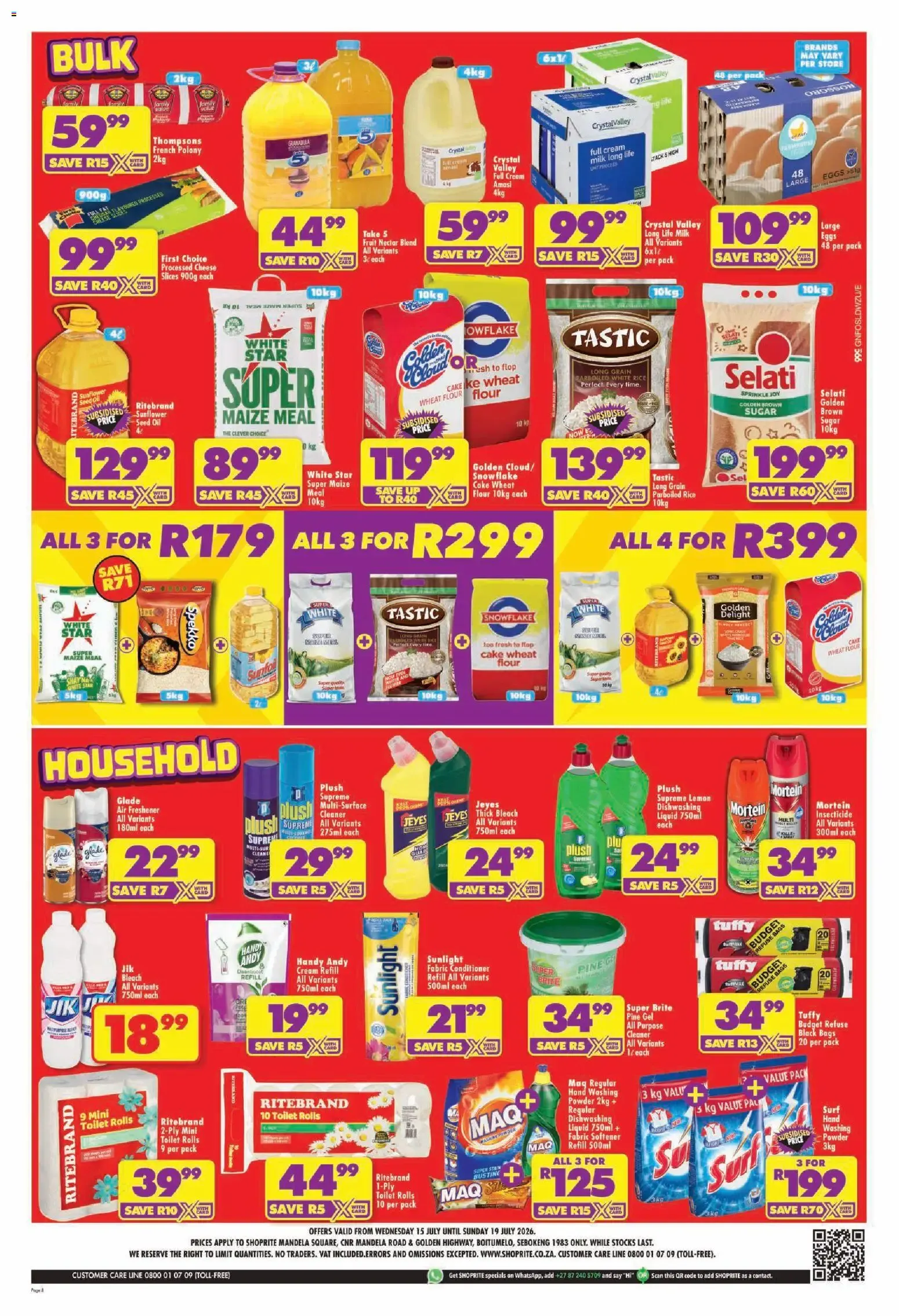 Shoprite Mandela Square - Low-Duuuma Deals! from 15 July to 19 July 2026 - Catalogue Page 8
