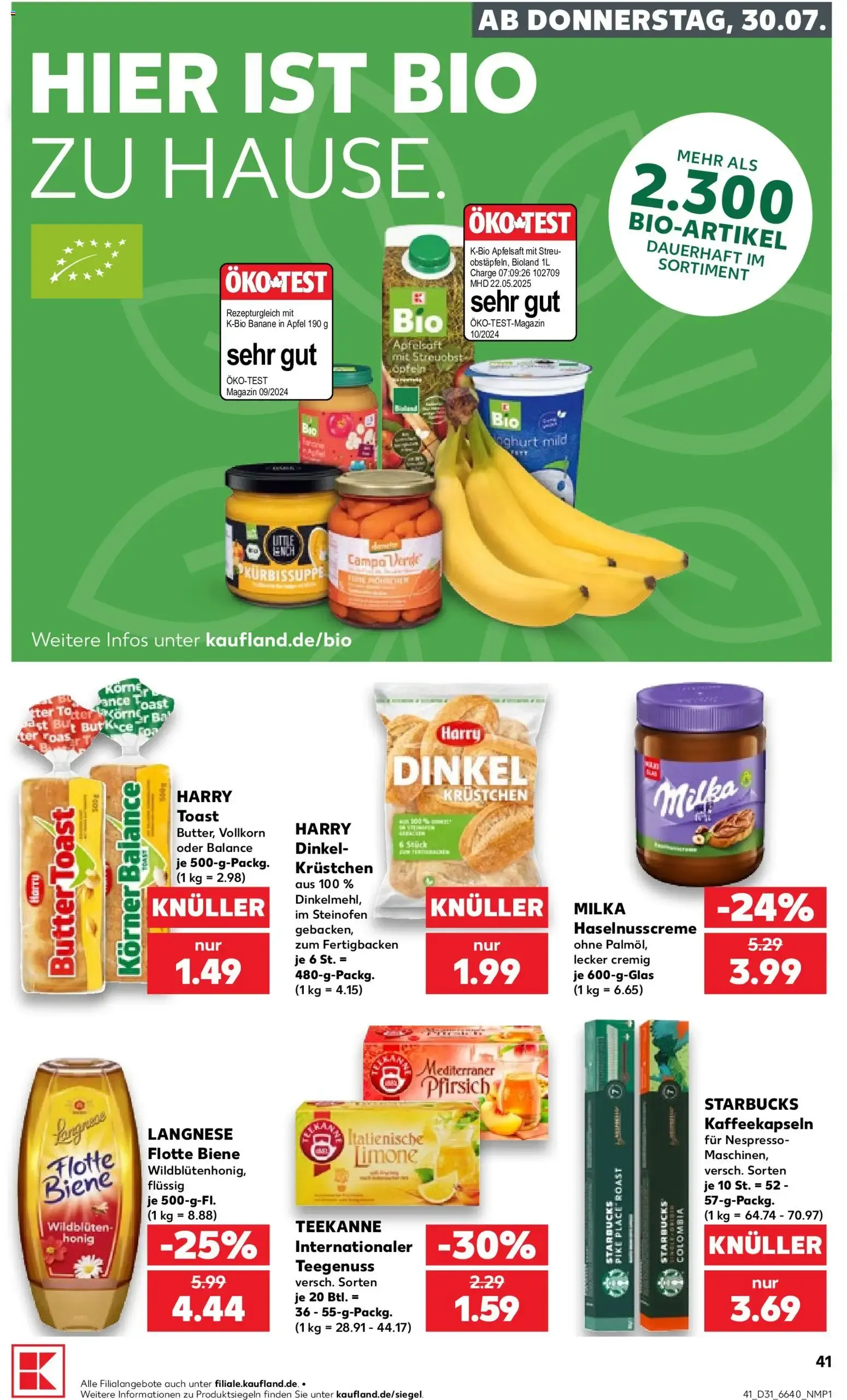 Prospekt Kaufland ab 30.07.2026 » Angebote Online zum Blättern von 30. Juli bis 5. August 2026 - Prospekt seite 41