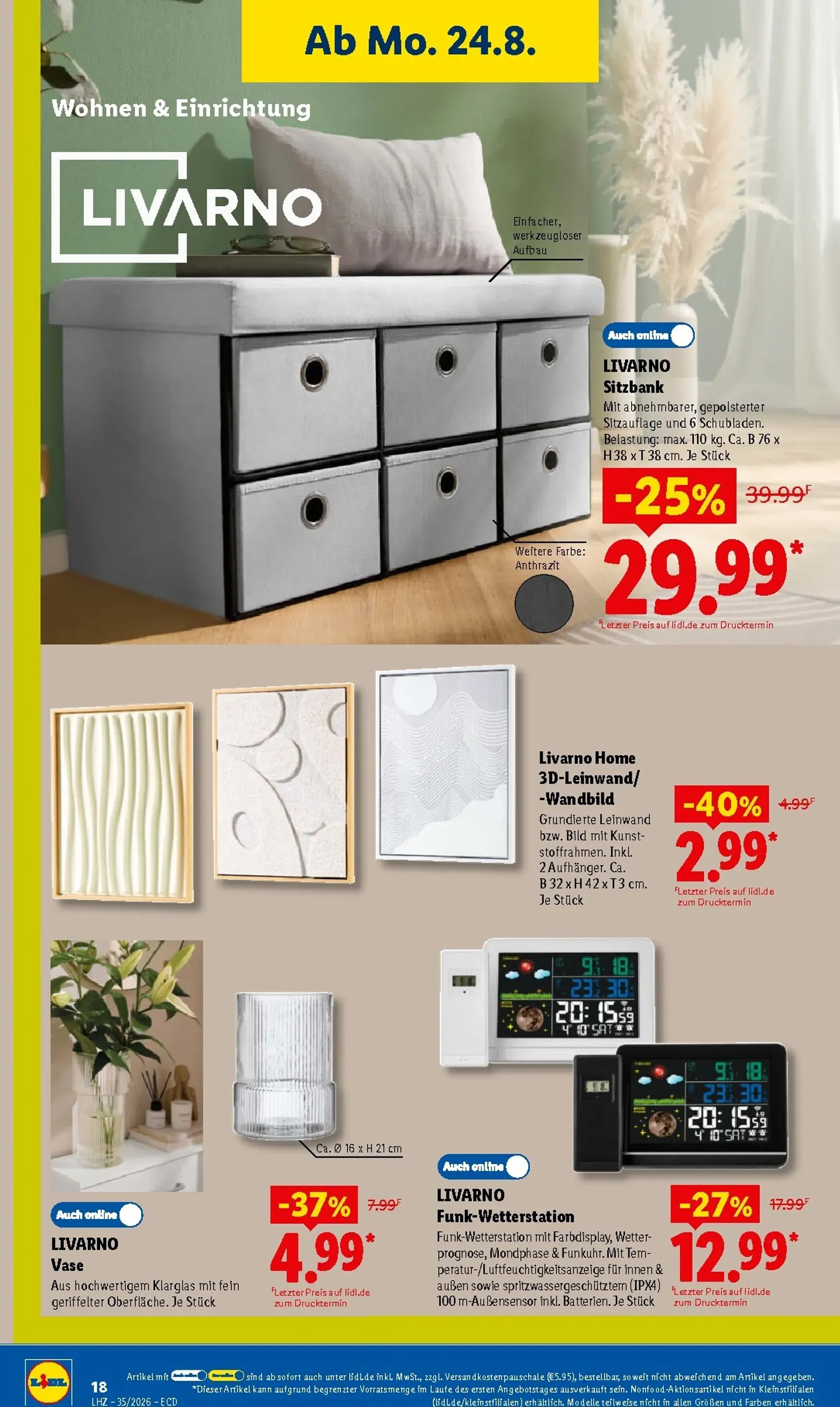 Lidl Prospekt nächste Woche – von Montag 24.08.2026 bis Samstag 29.08.2026 von 24. August bis 29. August 2026 - Prospekt seite 39