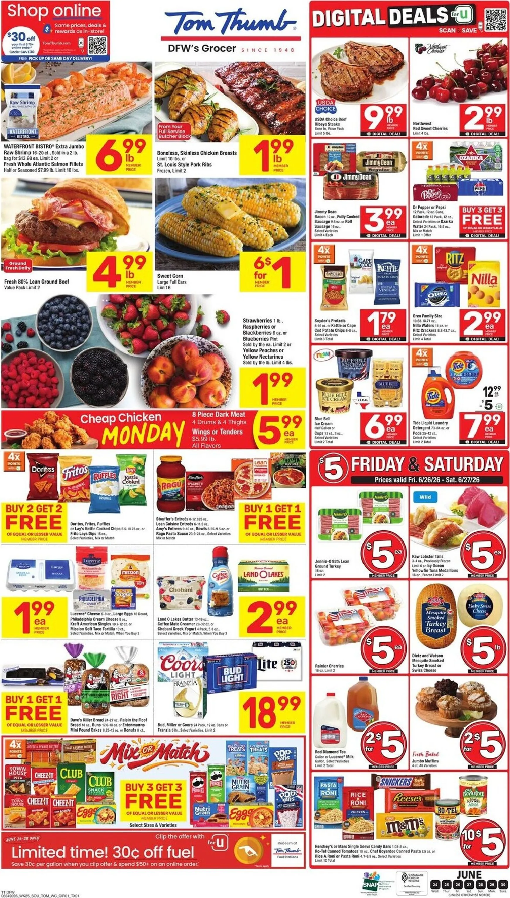 Weekly ad Star spangled SAVINGS Big Deals for America's 250th Bash from June 24 to June 30 2026 - Page 3