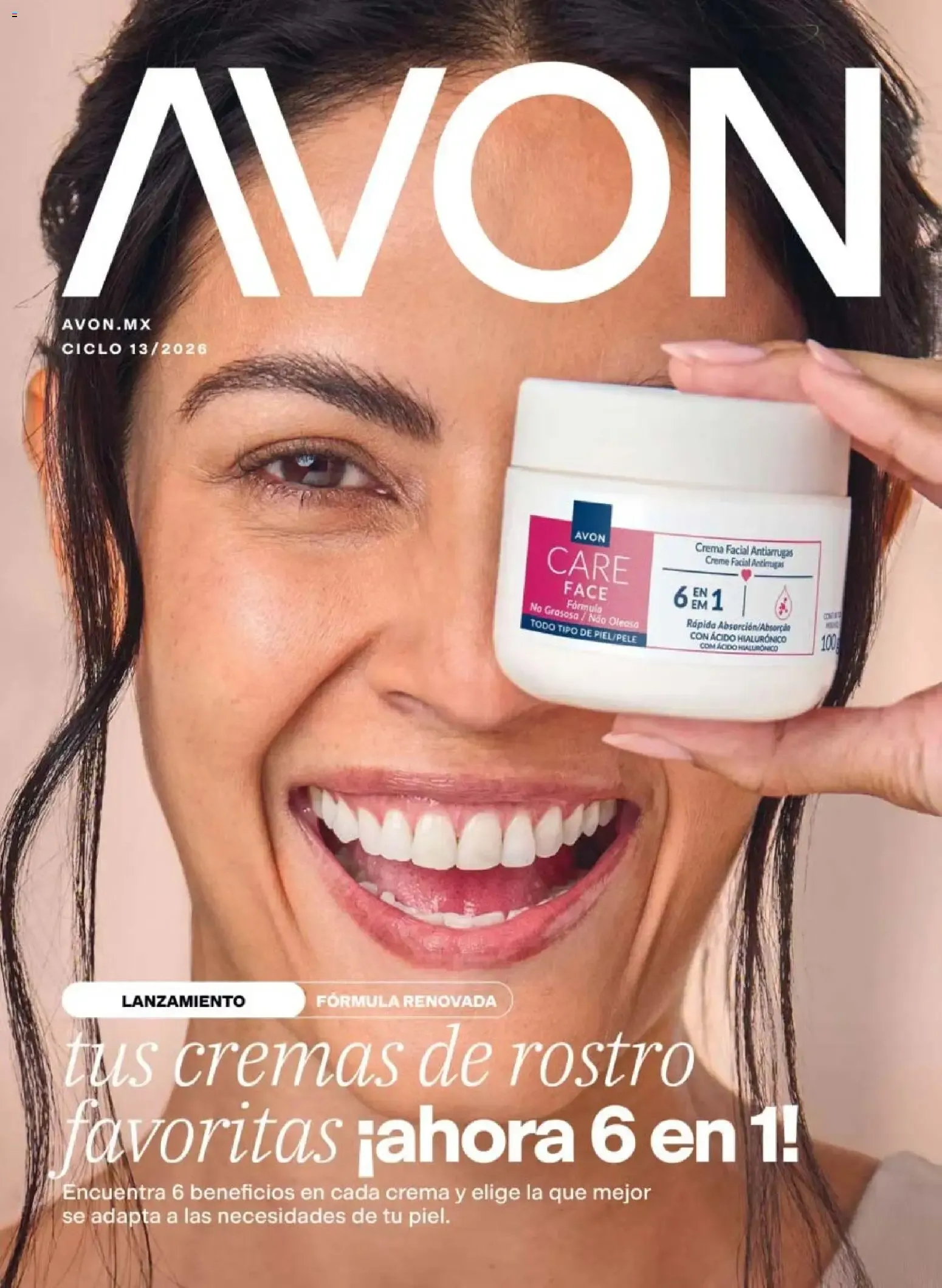 Catálogo de Avon Ciclo 13/2026: Tus cremas de rostro favoritas ¡ahora 6 en 1! 21 de agosto al 30 de septiembre 2026 - Pagina 1