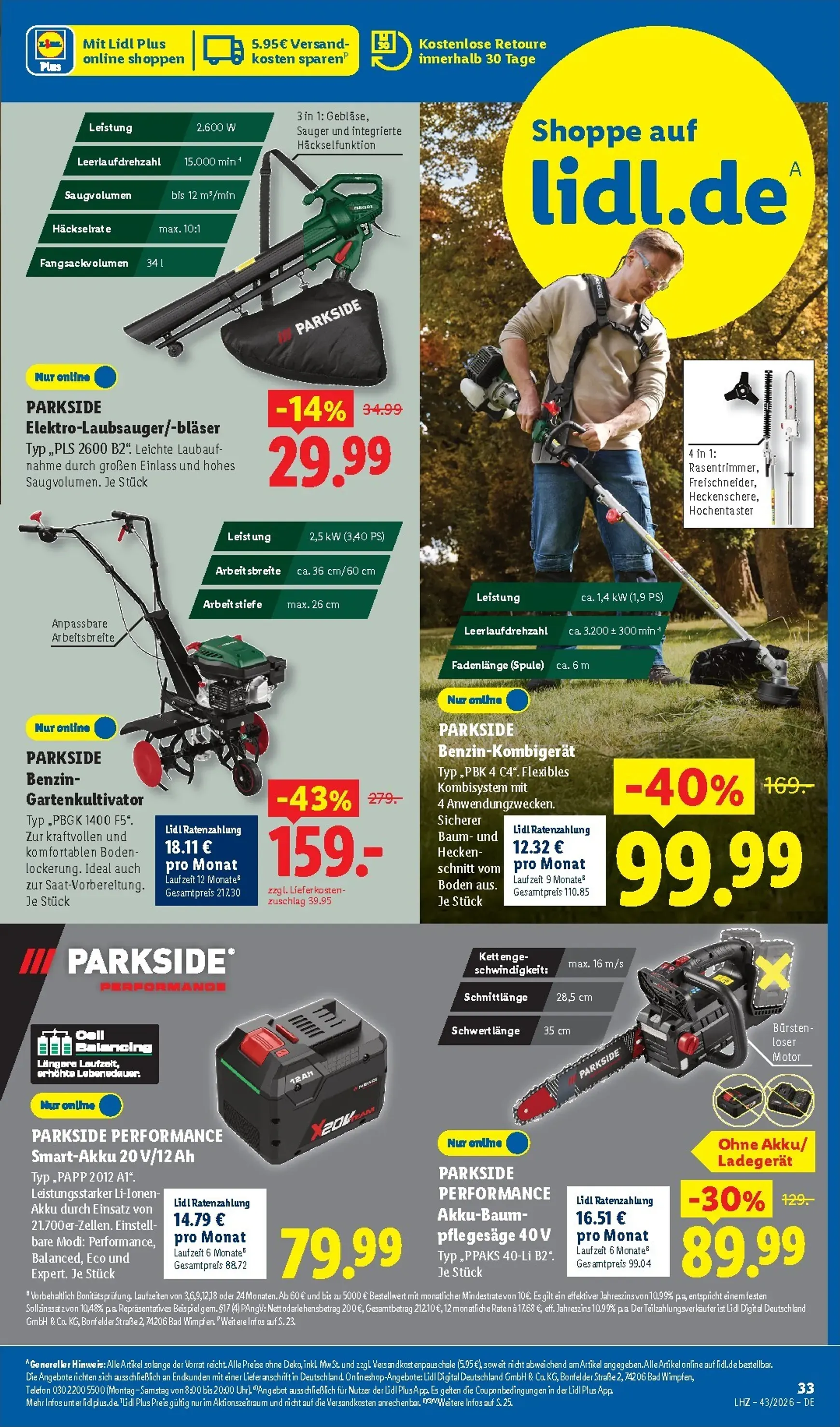 Lidl - Angebot der Woche Prospekt nächste Woche – von Montag 19.10.2026 bis Samstag 24.10.2026 von 19. Oktober bis 24. Oktober 2026 - Prospekt seite 21