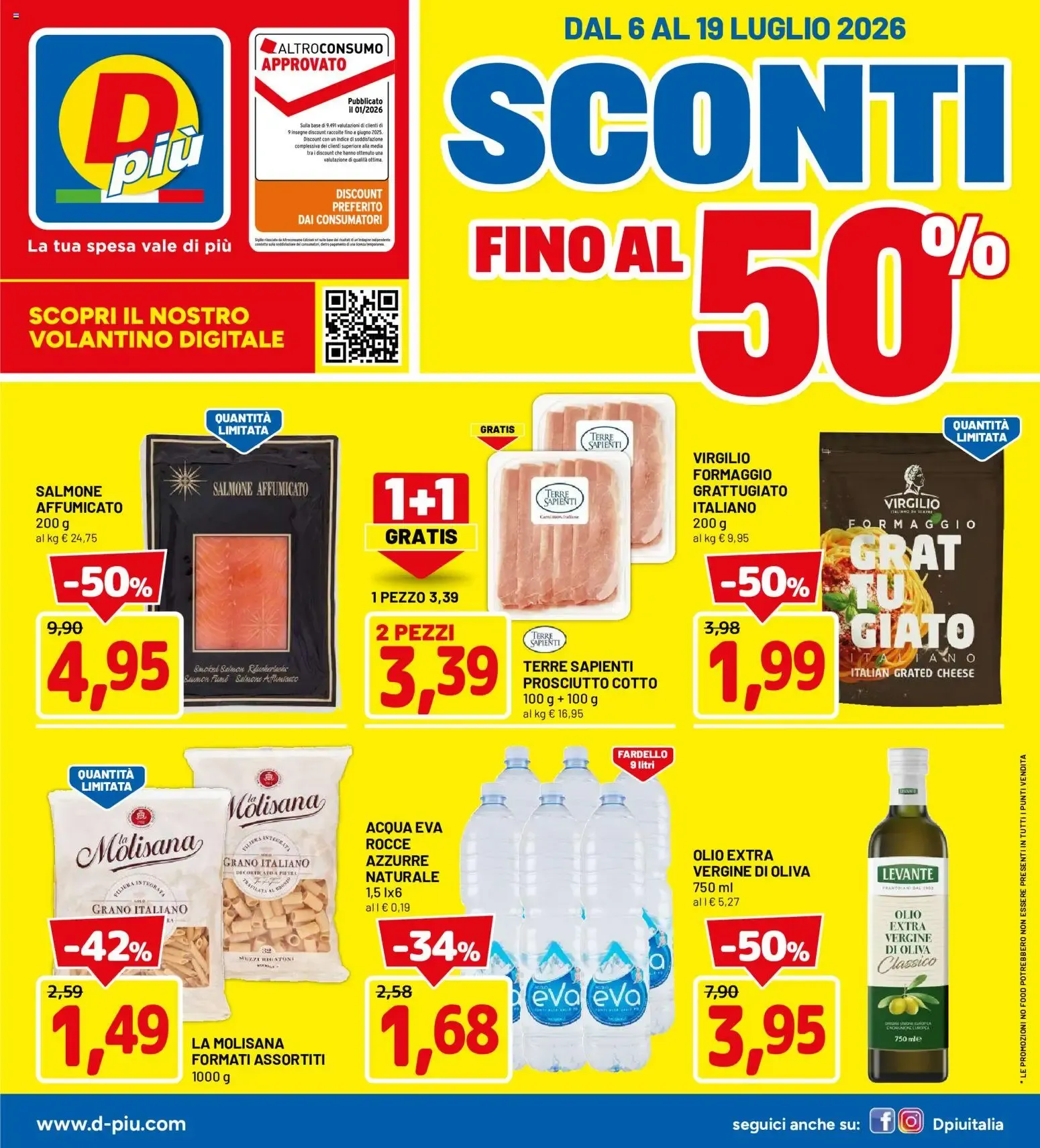 Nuovo D Più volantino dal 06/07/2026 > offerte anteprima 🛍️ da 6 luglio a 19 luglio di 2026 - Pagina del volantino 1