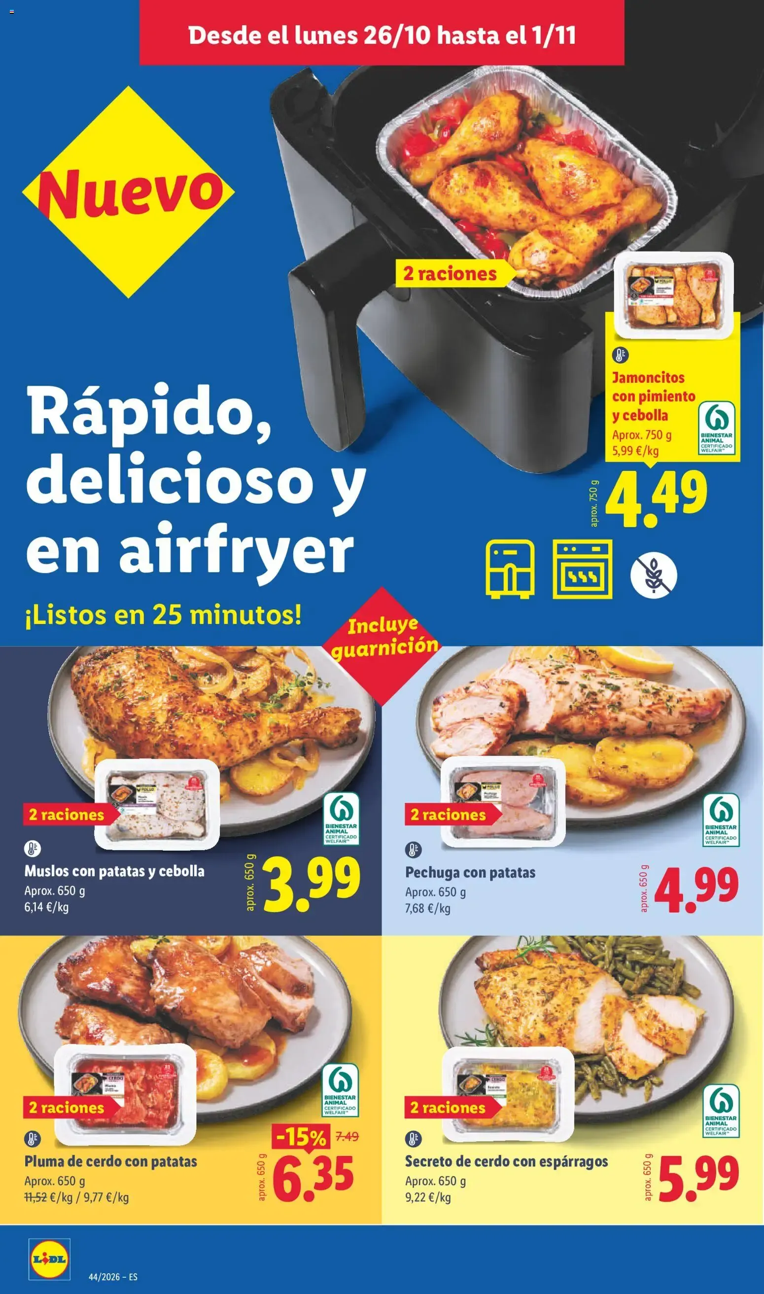 Catálogo de Lidl folleto del 26/10/2026 | Ofertas 26 de octubre al 1 de noviembre 2026 - Página 10