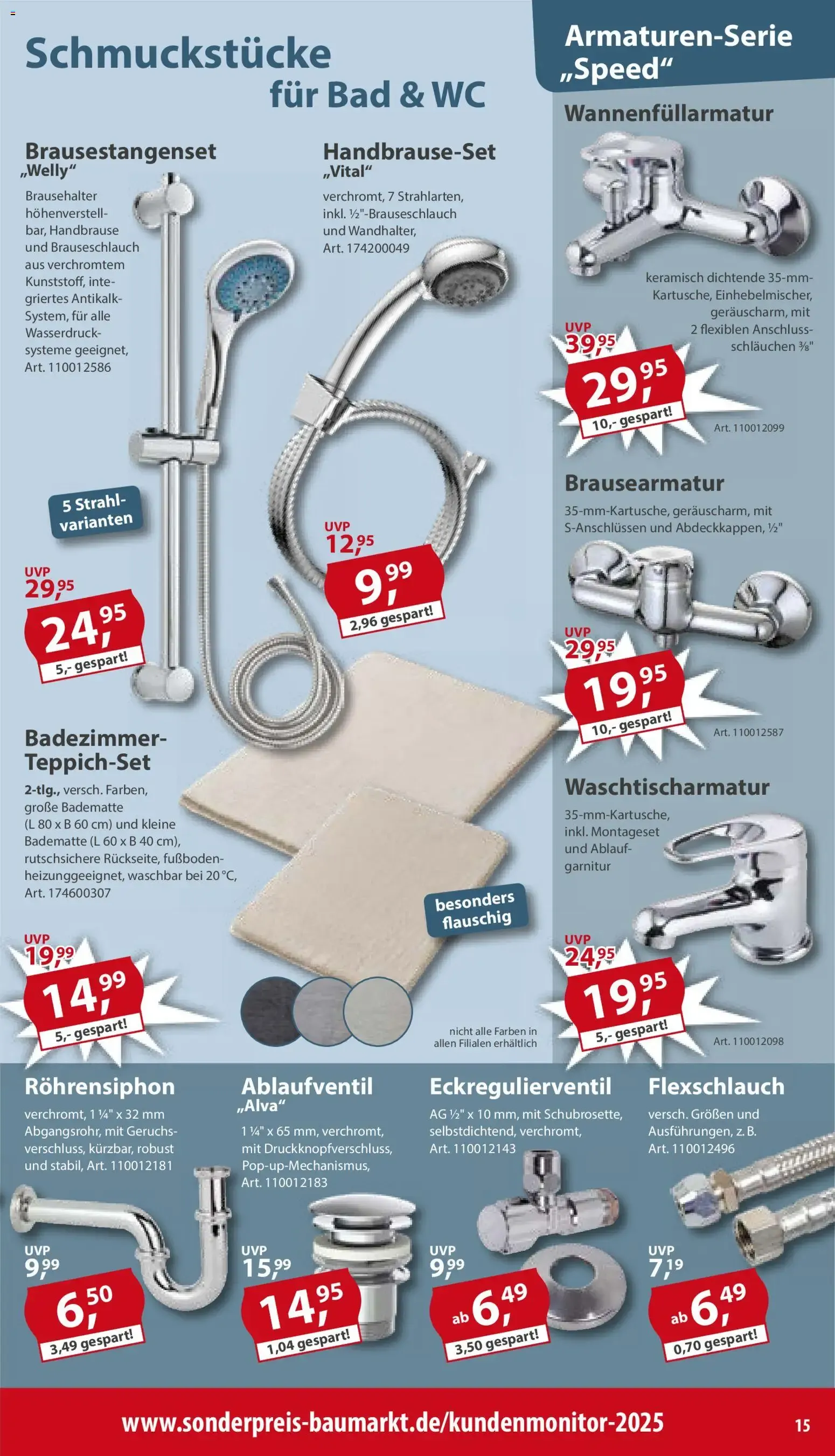Sonderpreis Baumarkt Prospekt (ab 06.06.2026) zum Blättern von 6. Juni bis 12. Juni 2026 - Prospekt seite 15