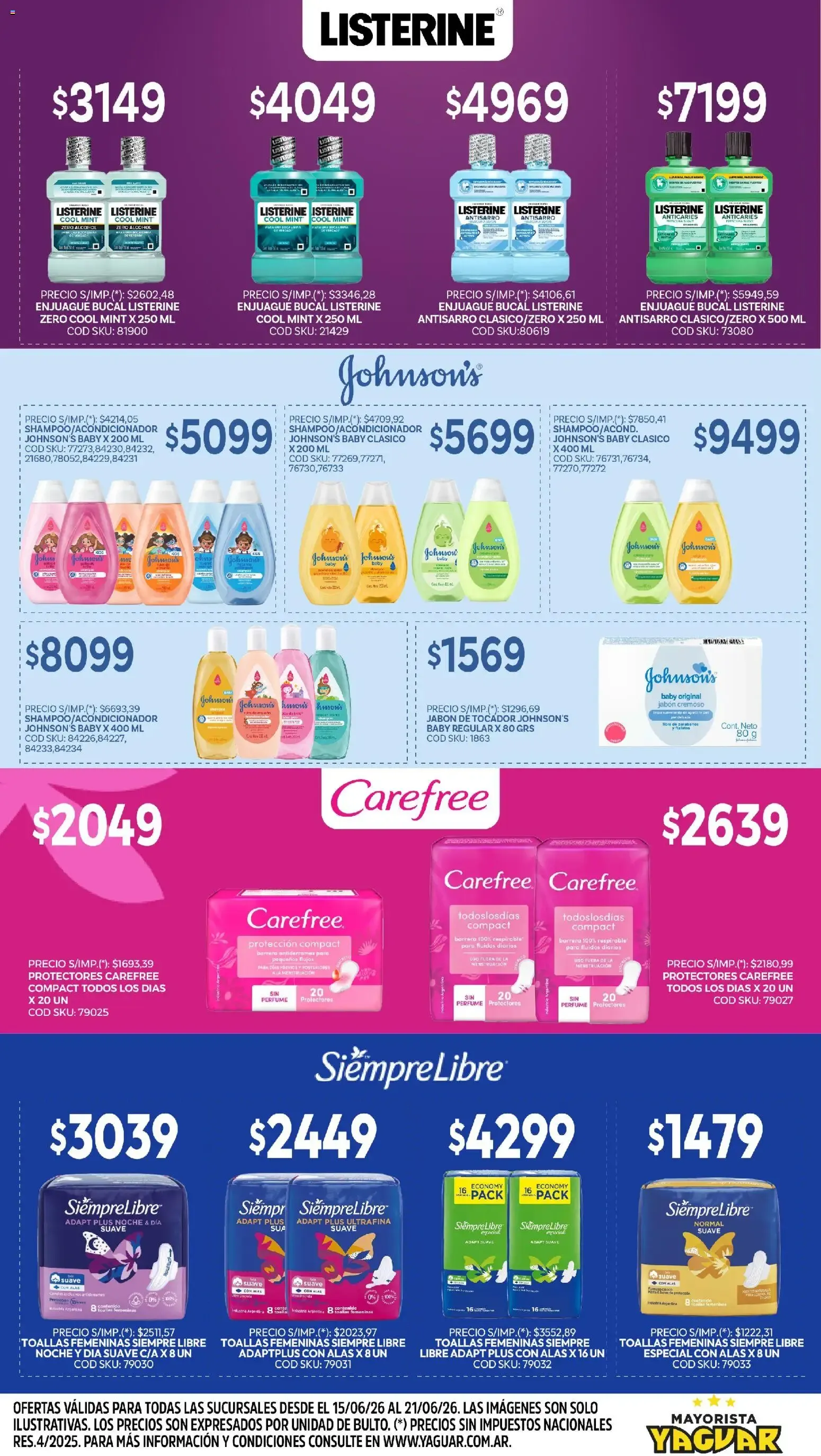 Ofertas de Yaguar: Comprá como en el super a precios mayoristas - Aliados de tu bolsillo 15 de junio al 21 de junio 2026 - Página 4 del catálogo