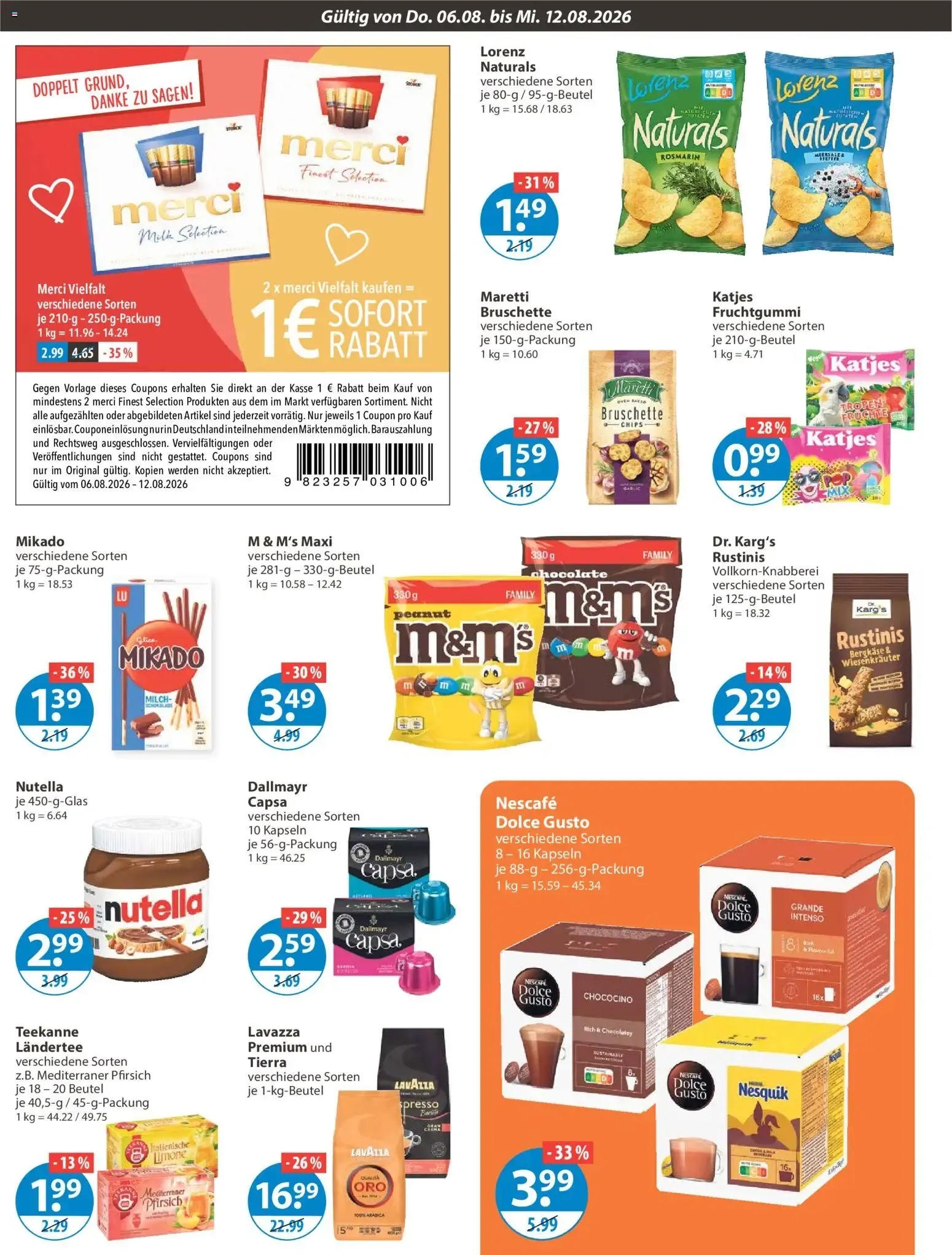Angebote V-Markt Angebote (ab 06.08.2026) von 6. August bis 12. August 2026 - Prospekt seite 8
