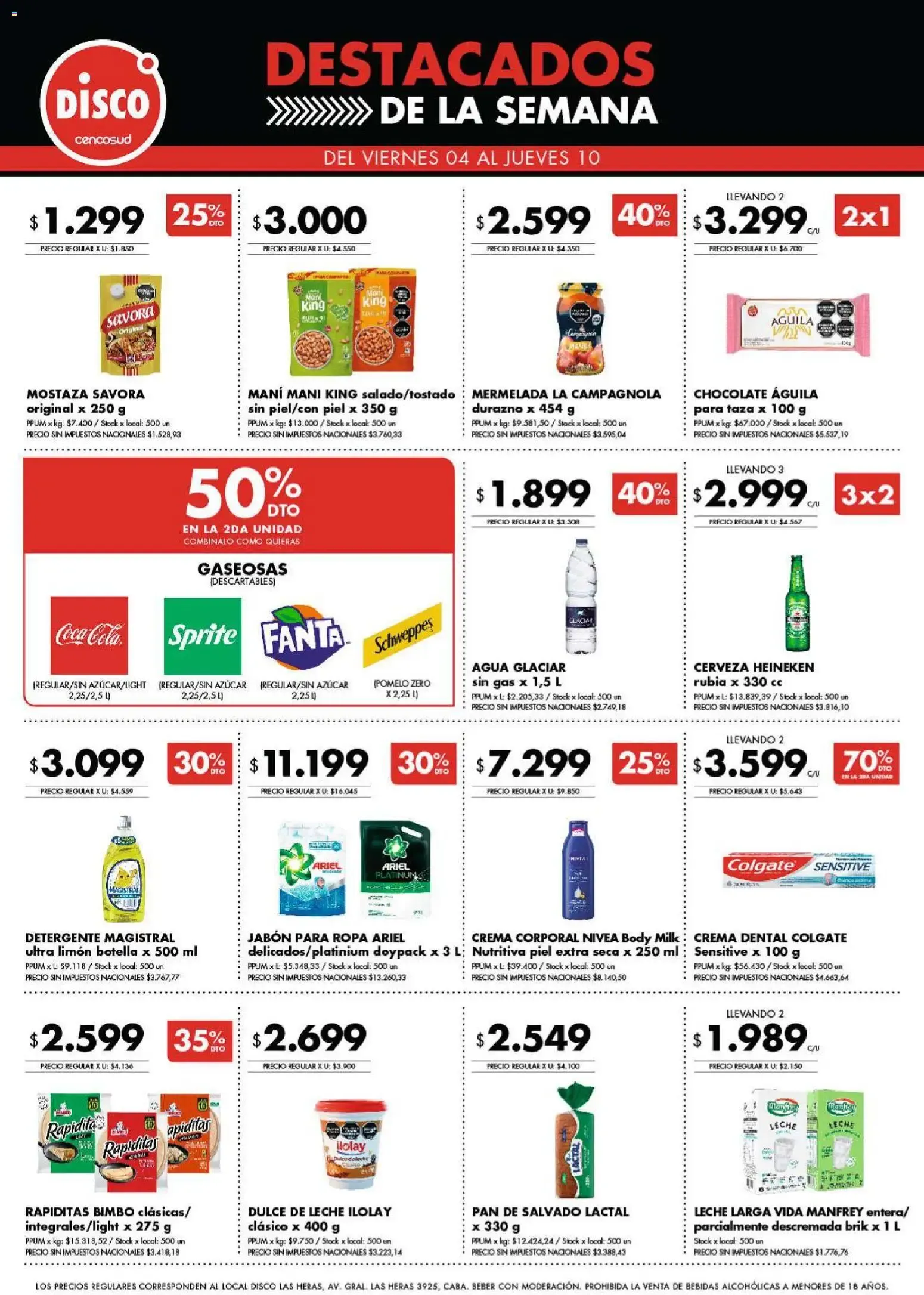 Ofertas de Disco - Ofertas | Bs. As. y Santa Fé del 04/09/2026 - 06/09/2026 4 de septiembre al 6 de septiembre 2026 - Página 9 del catálogo