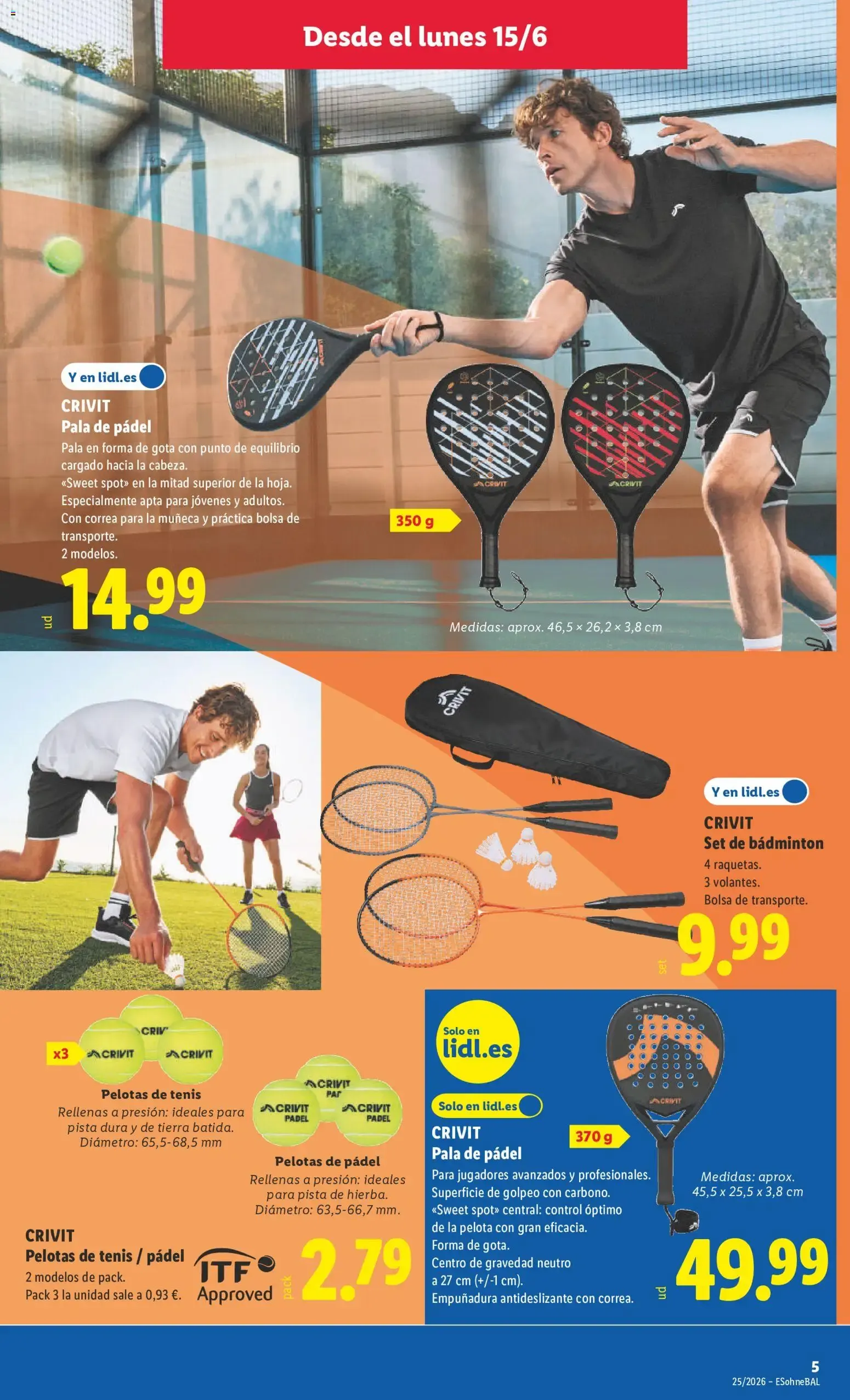 Catálogo de Lidl folleto de bazar del 15/06/2026 | Ofertas 15 de junio al 21 de junio 2026 - Página 15