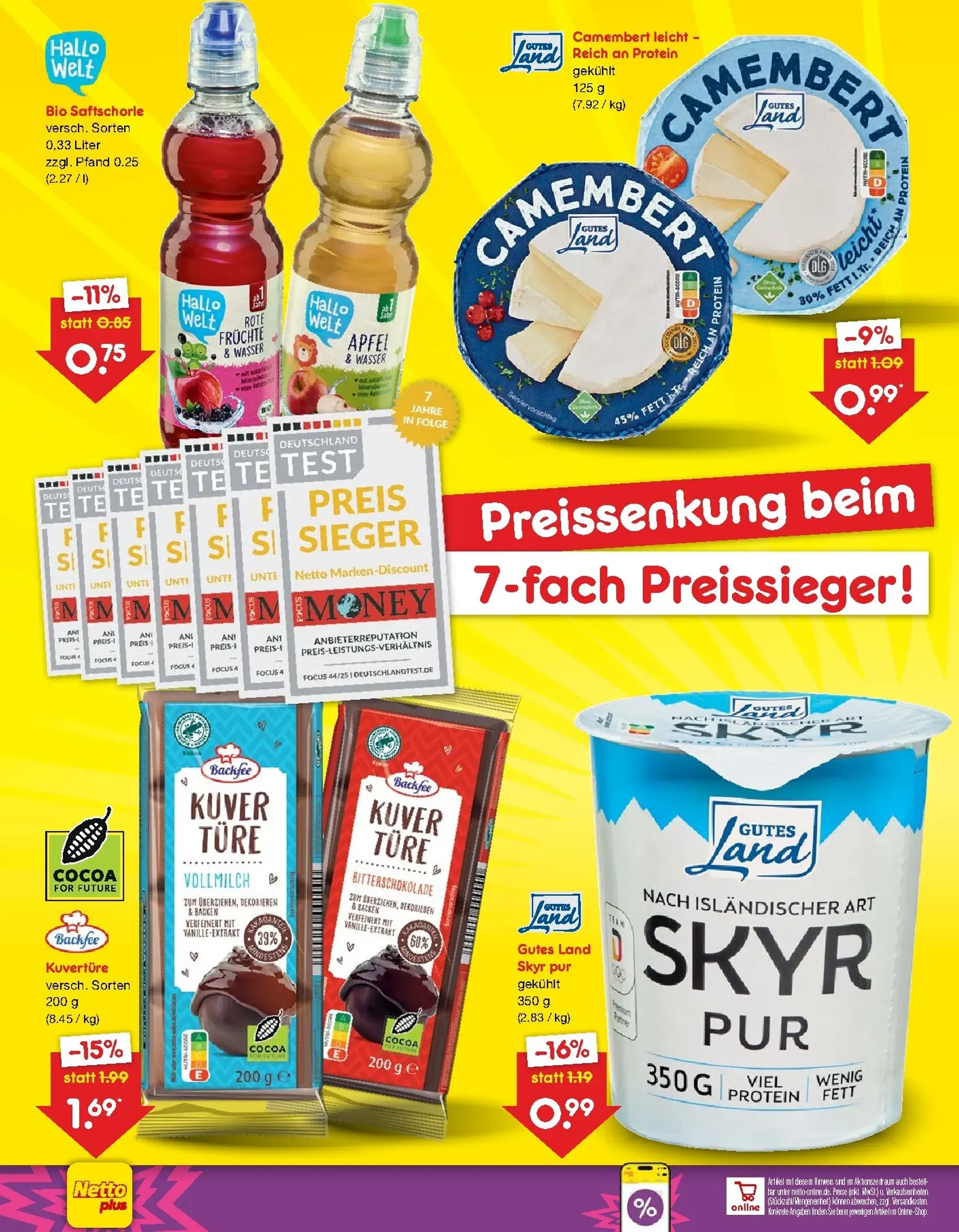Netto Marken Discount - Wochenangebote Prospekt – von Montag 29.06.2026 bis Samstag 04.07.2026 von 29. Juni bis 4. Juli 2026 - Prospekt seite 7