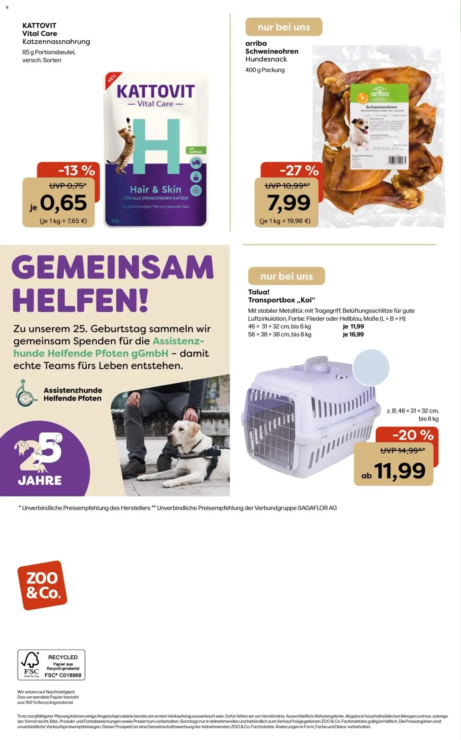 Zoo & co Prospekt vom 27.07.2026 – Angebote online von 27. Juli bis 2. August 2026 - Prospekt seite 12