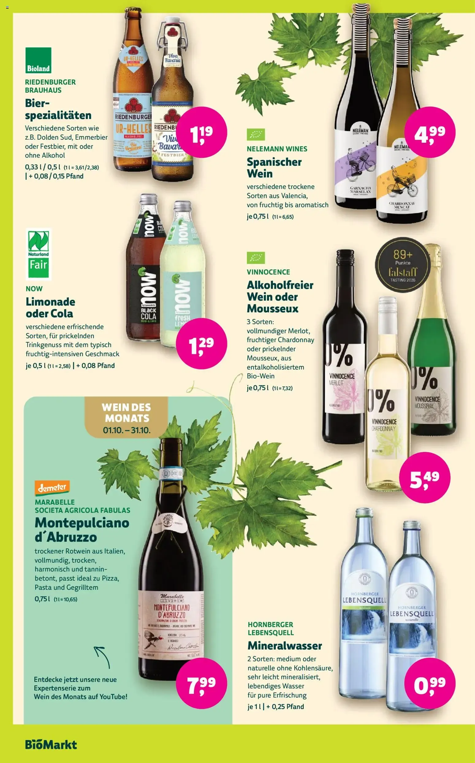 BioMarkt Prospekt (ab 07.10.2026) zum Blättern von 7. Oktober bis 20. Oktober 2026 - Prospekt seite 12