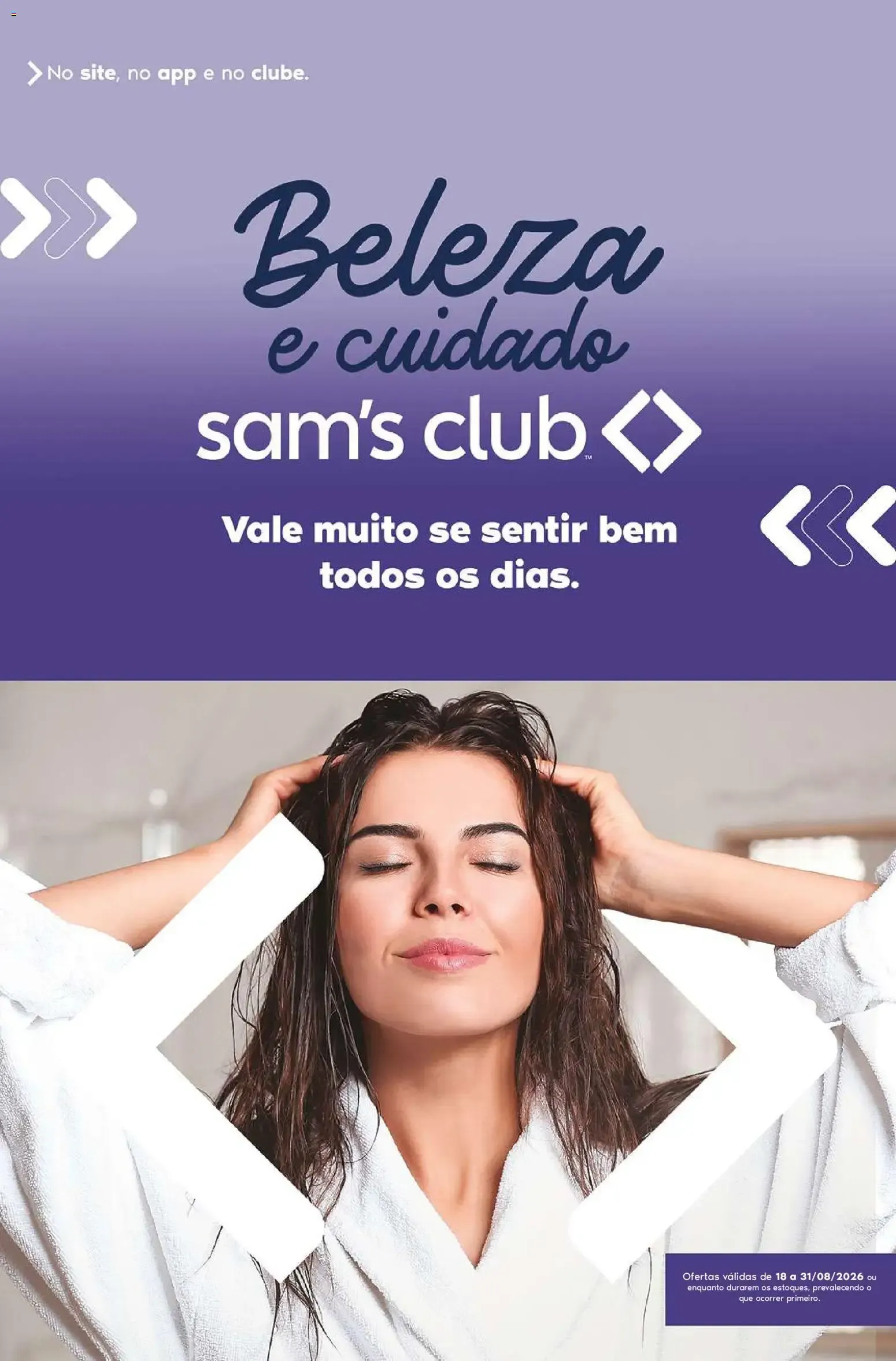 Encarte de Sam's Club ofertas Beleza de 18/08/2026 | Promoções Online 18 de agosto até 31 de agosto 2026 - Pagina 1
